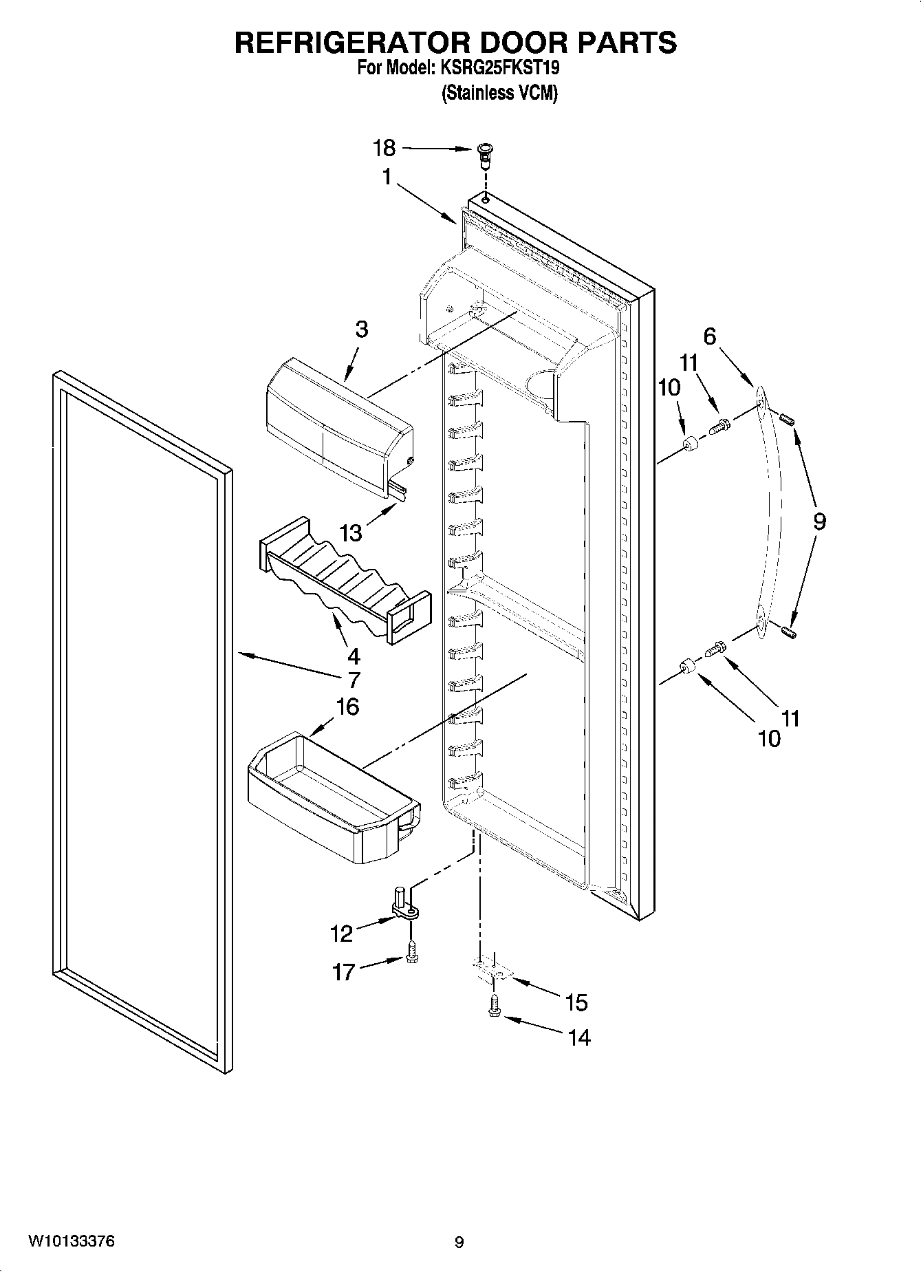 06 - REFRIGERATOR DOOR PARTS