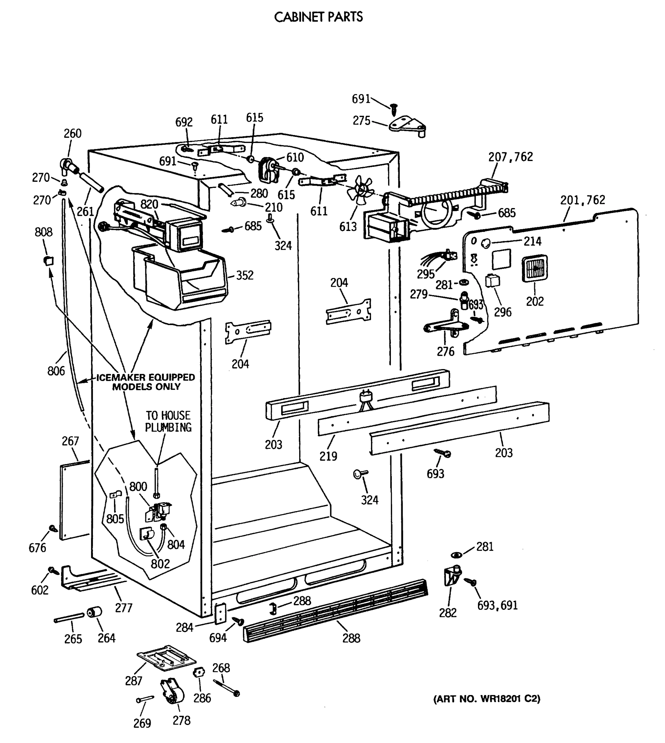 CABINET PARTS