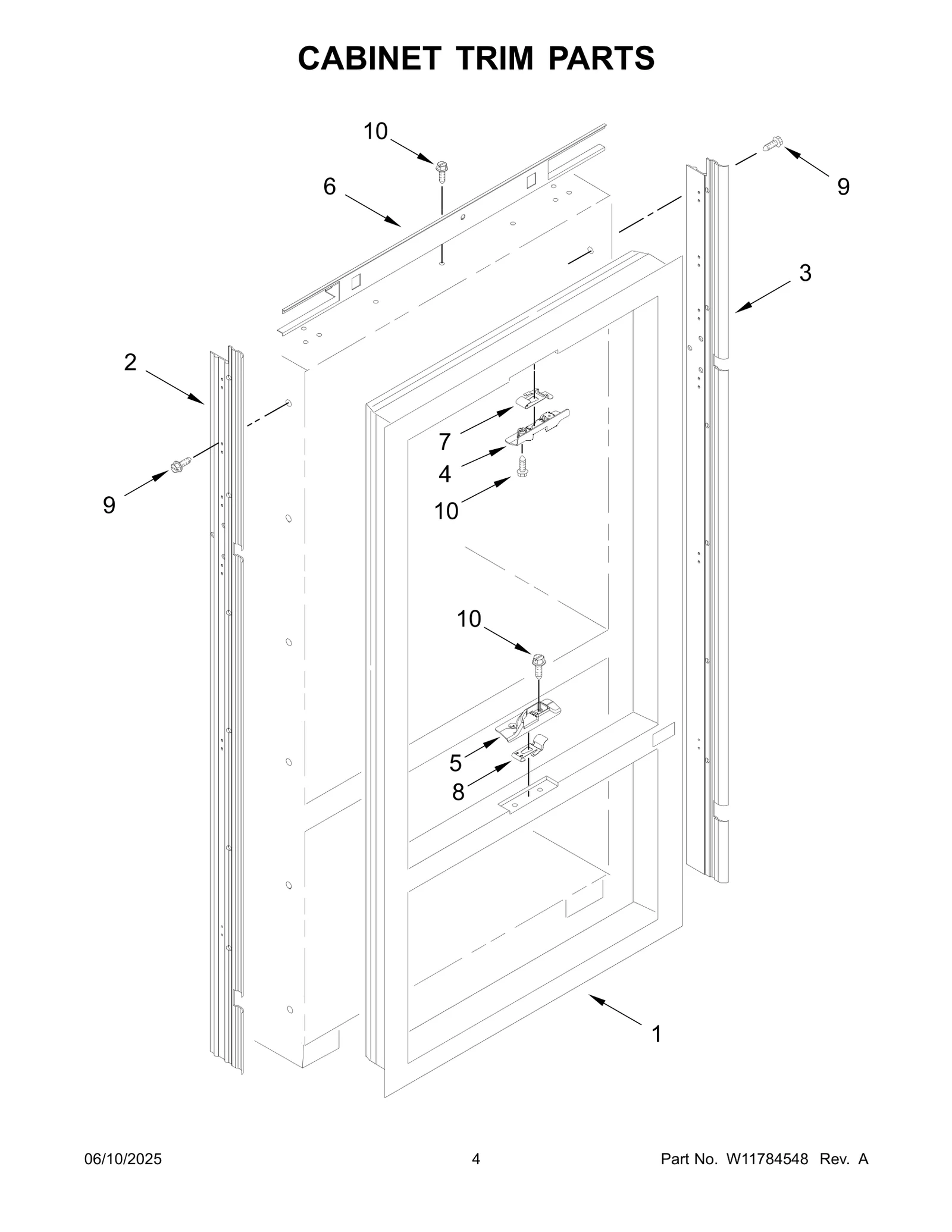 CABINET TRIM PARTS