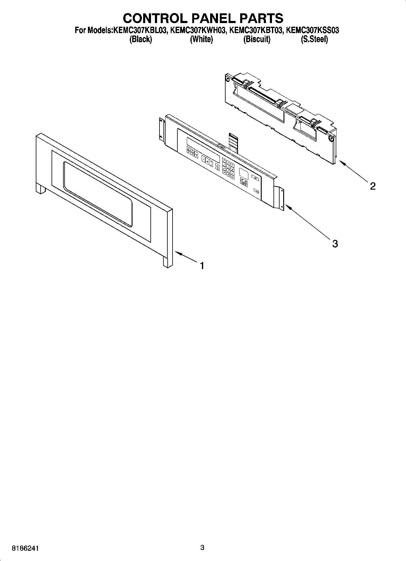 02 - CONTROL PANEL PARTS