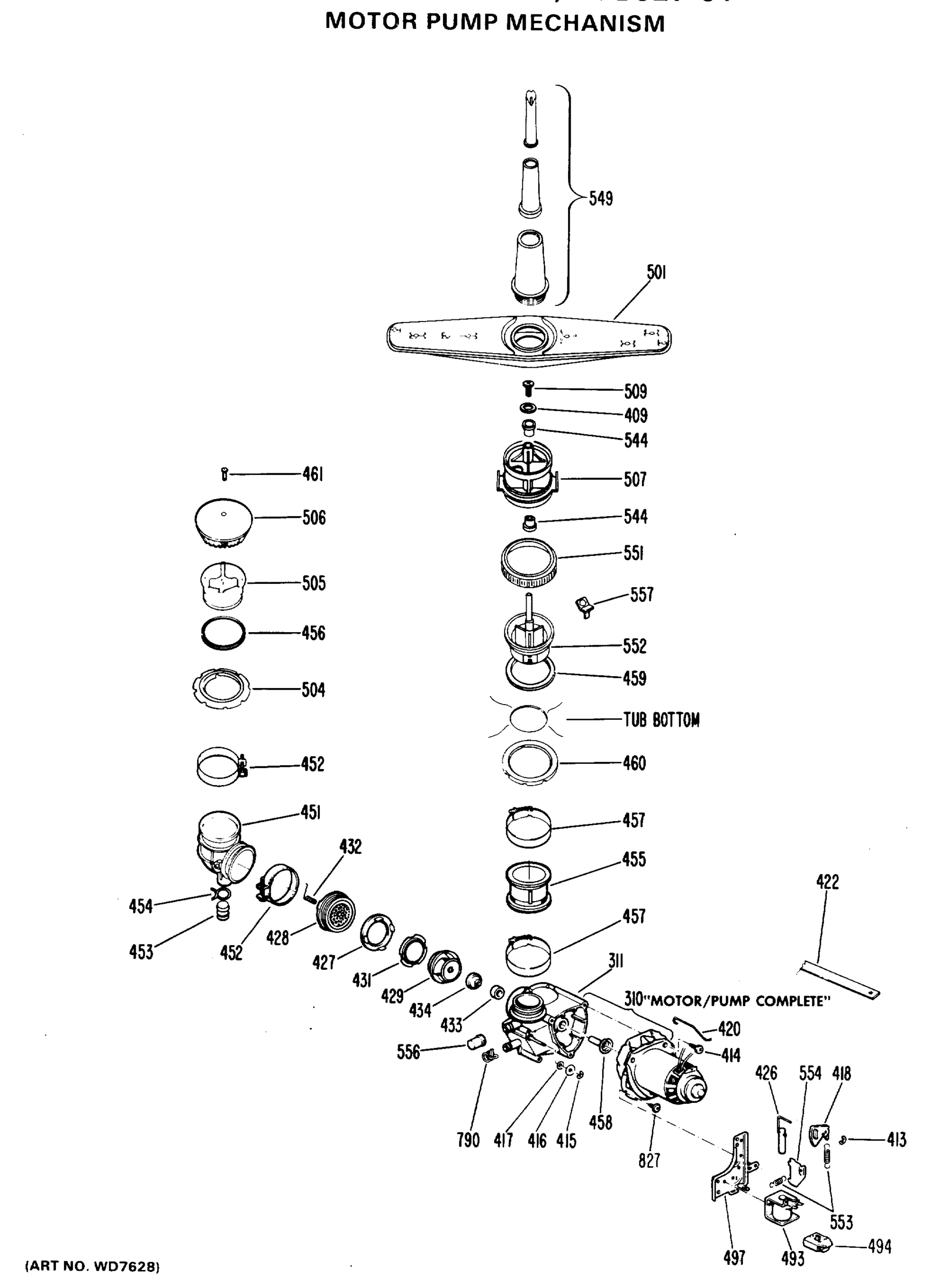 MOTOR PUMP MECHANISM