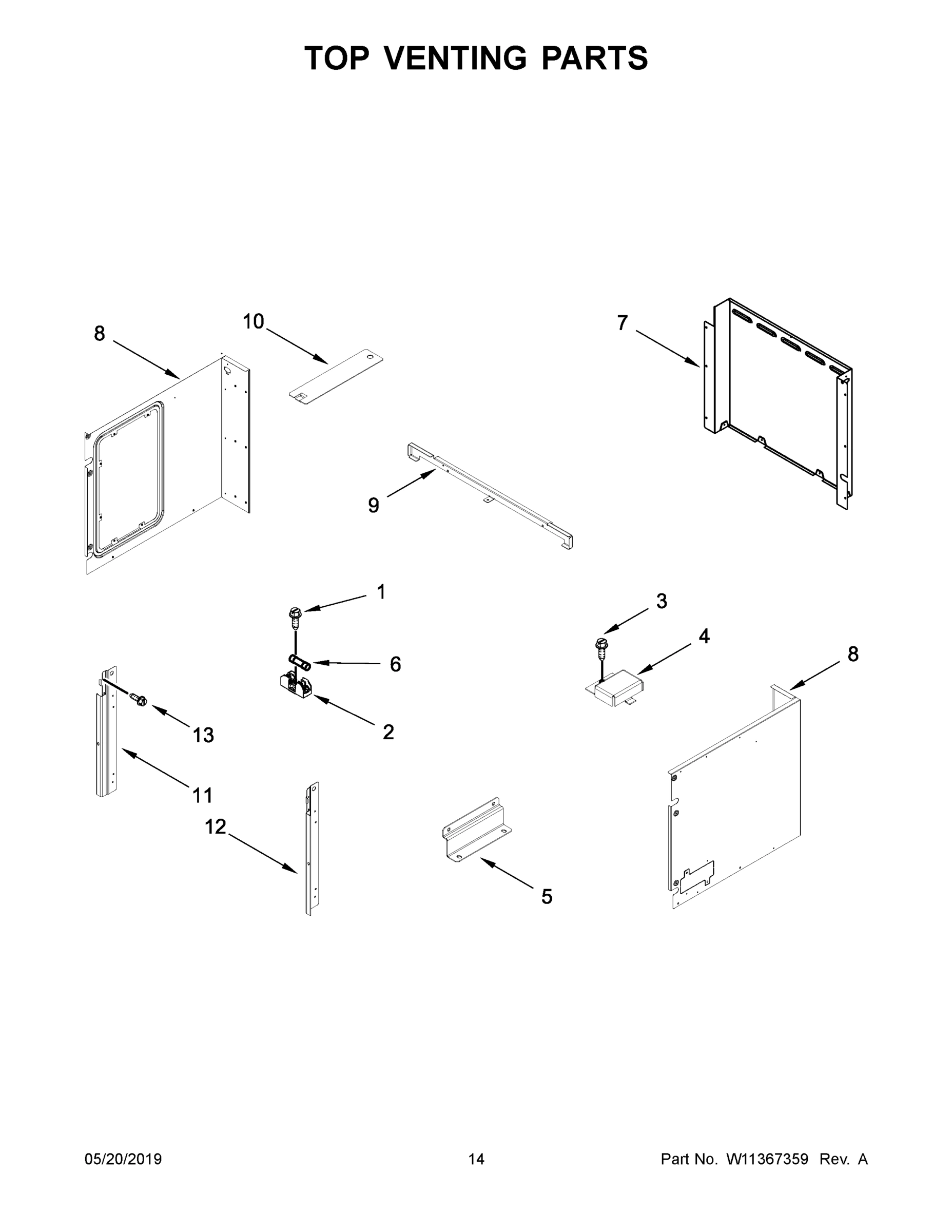 08 - TOP VENTING PARTS