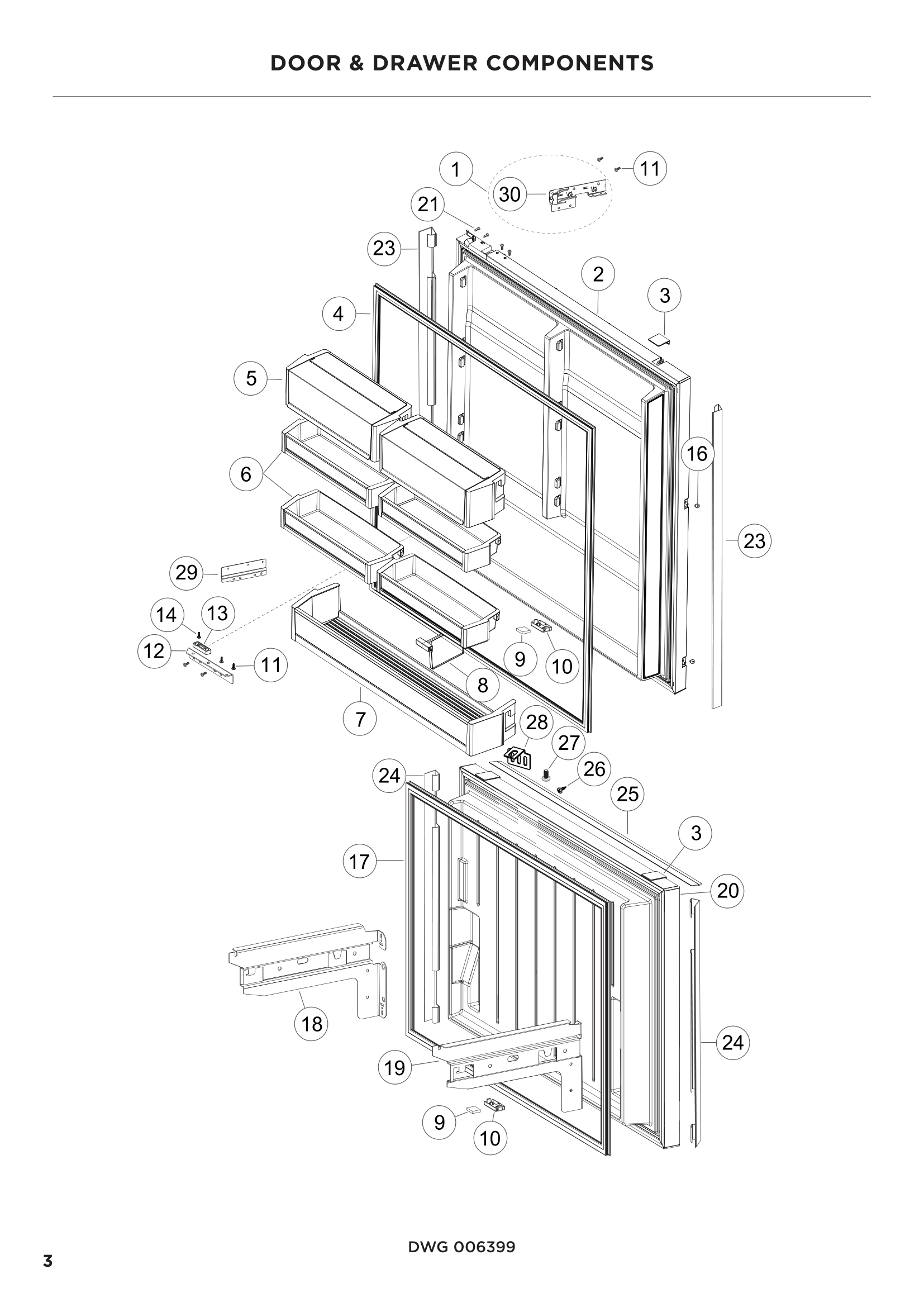DOOR & DRAWER COMPONENTS