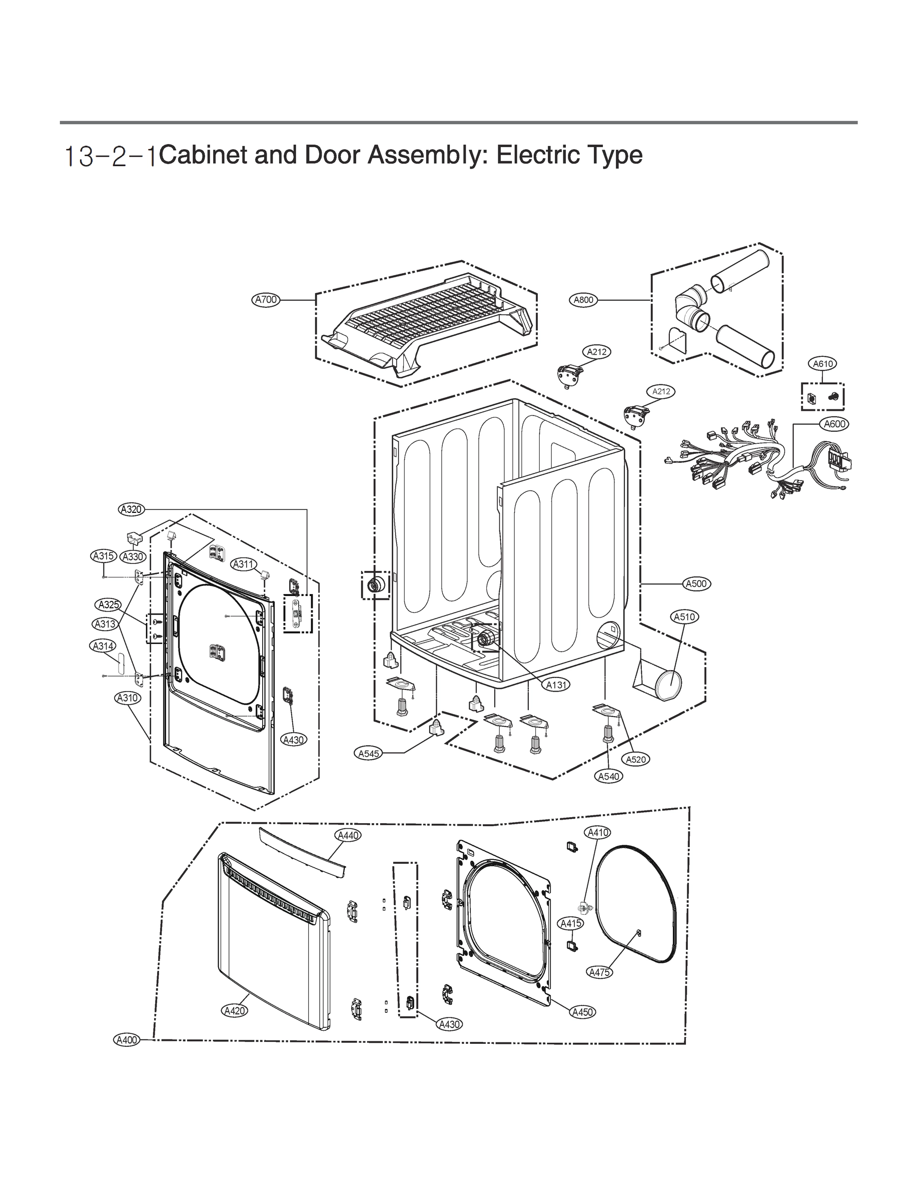 CABINET AND DOOR ASSEMBLY