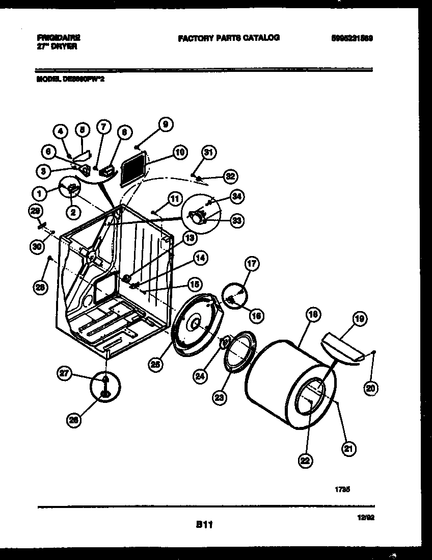 02 - CABINET AND COMPONENT PARTS