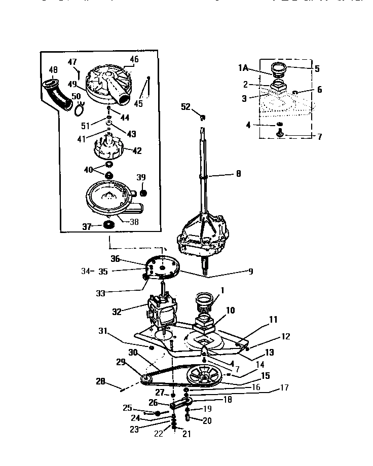 06 - DRIVE MOTOR & PUMP ASSEMBLY