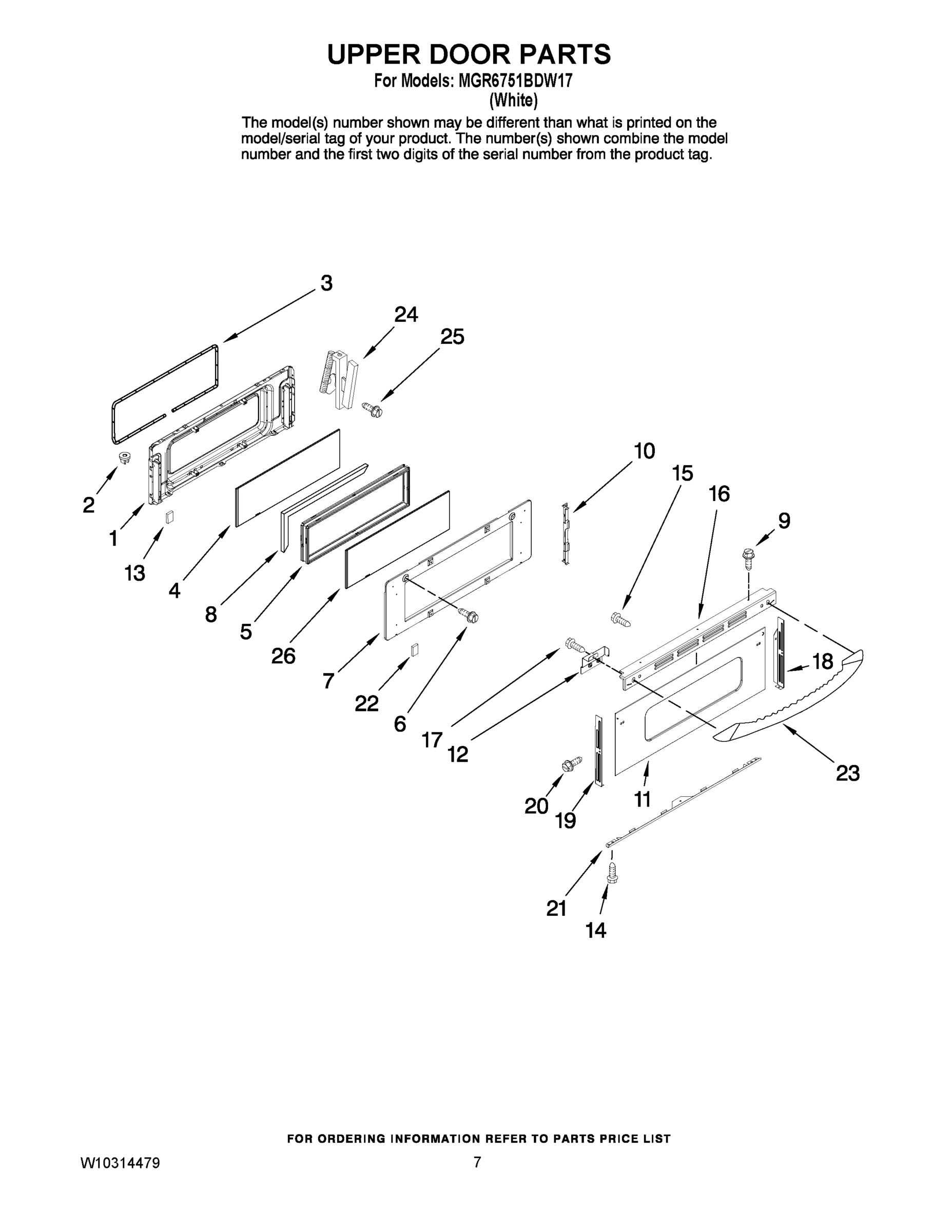 05 - UPPER DOOR PARTS