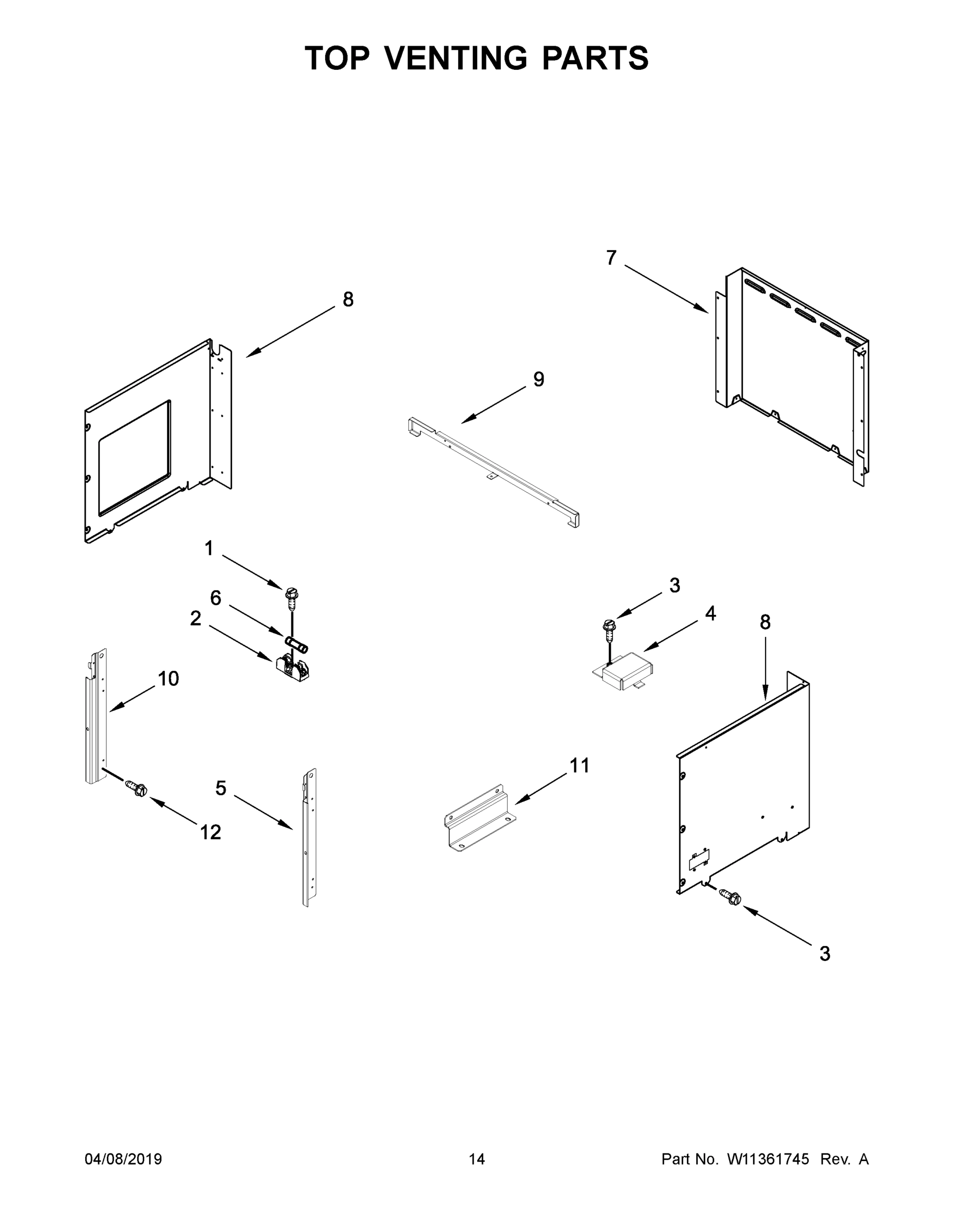 08 - TOP VENTING PARTS