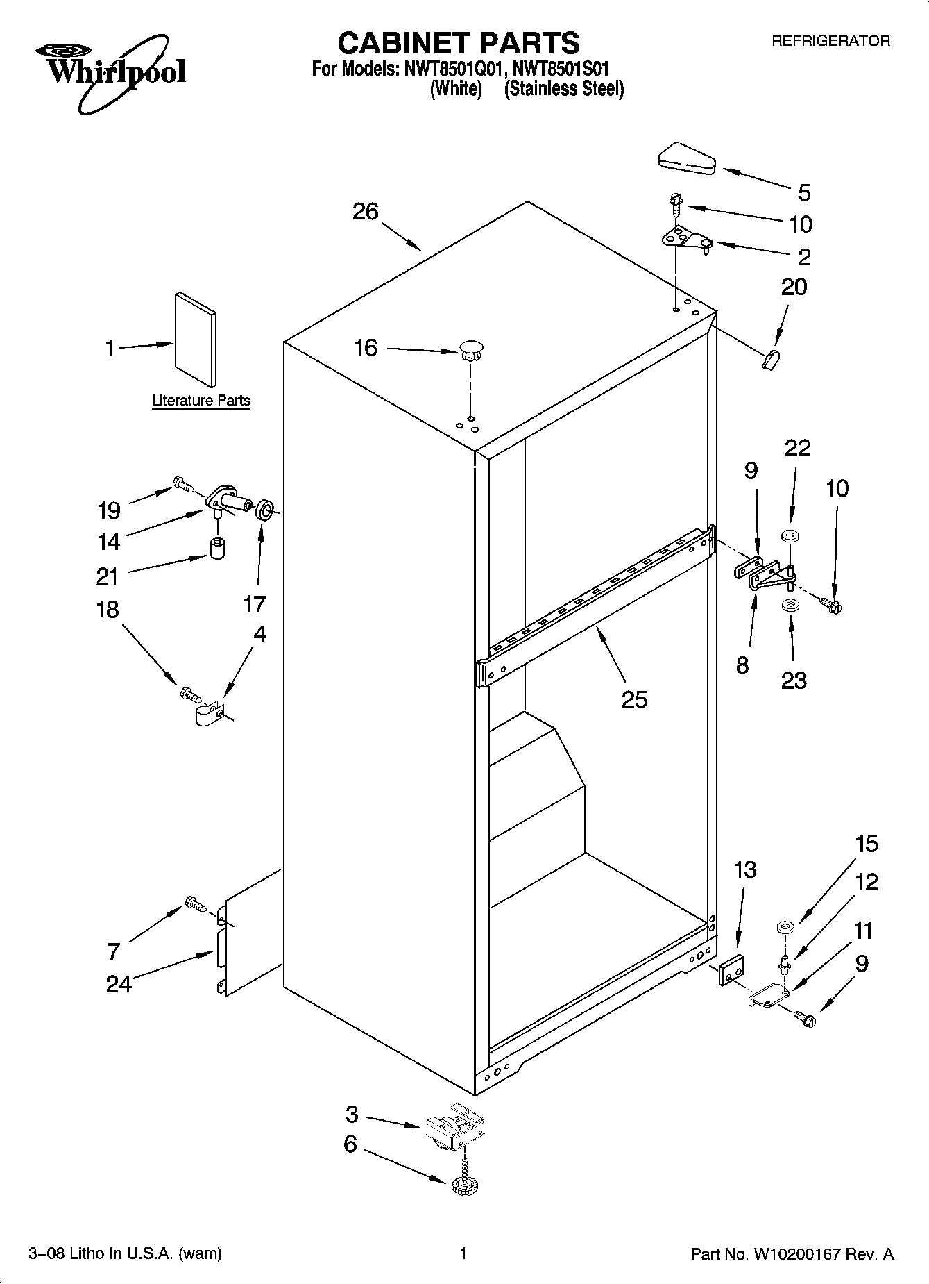 01 - CABINET PARTS