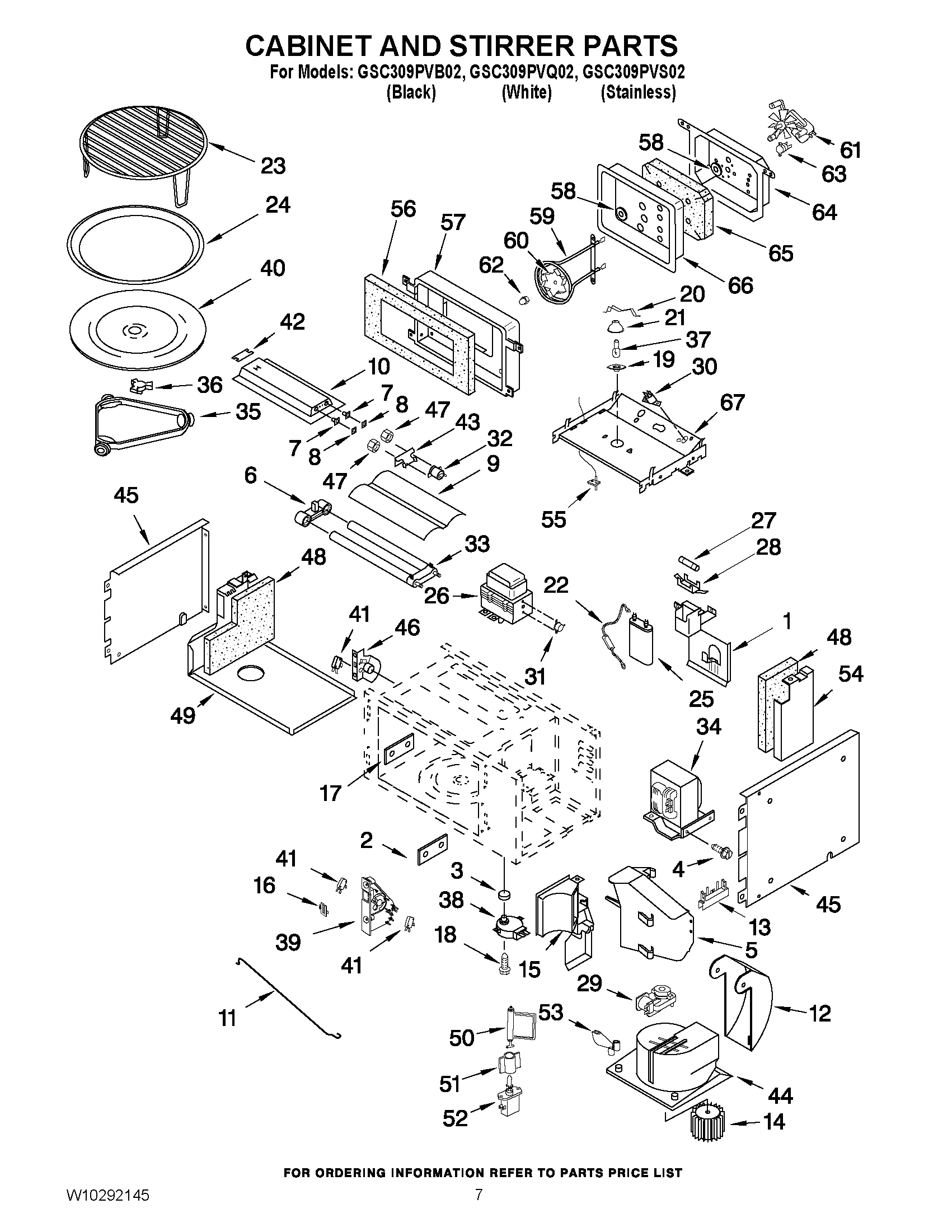 06 - CABINET AND STIRRER PARTS