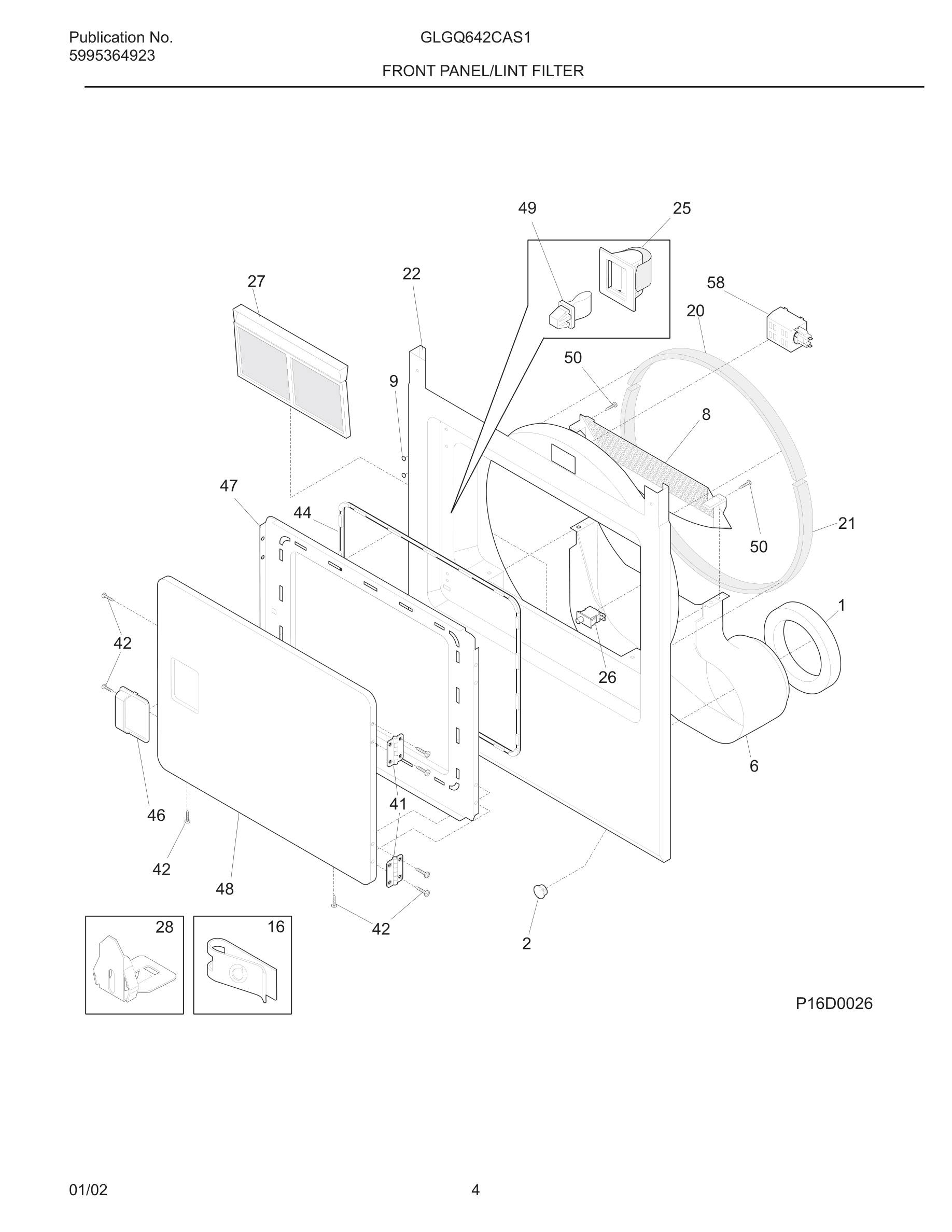05 - FRONT PANEL/LINT FILTER