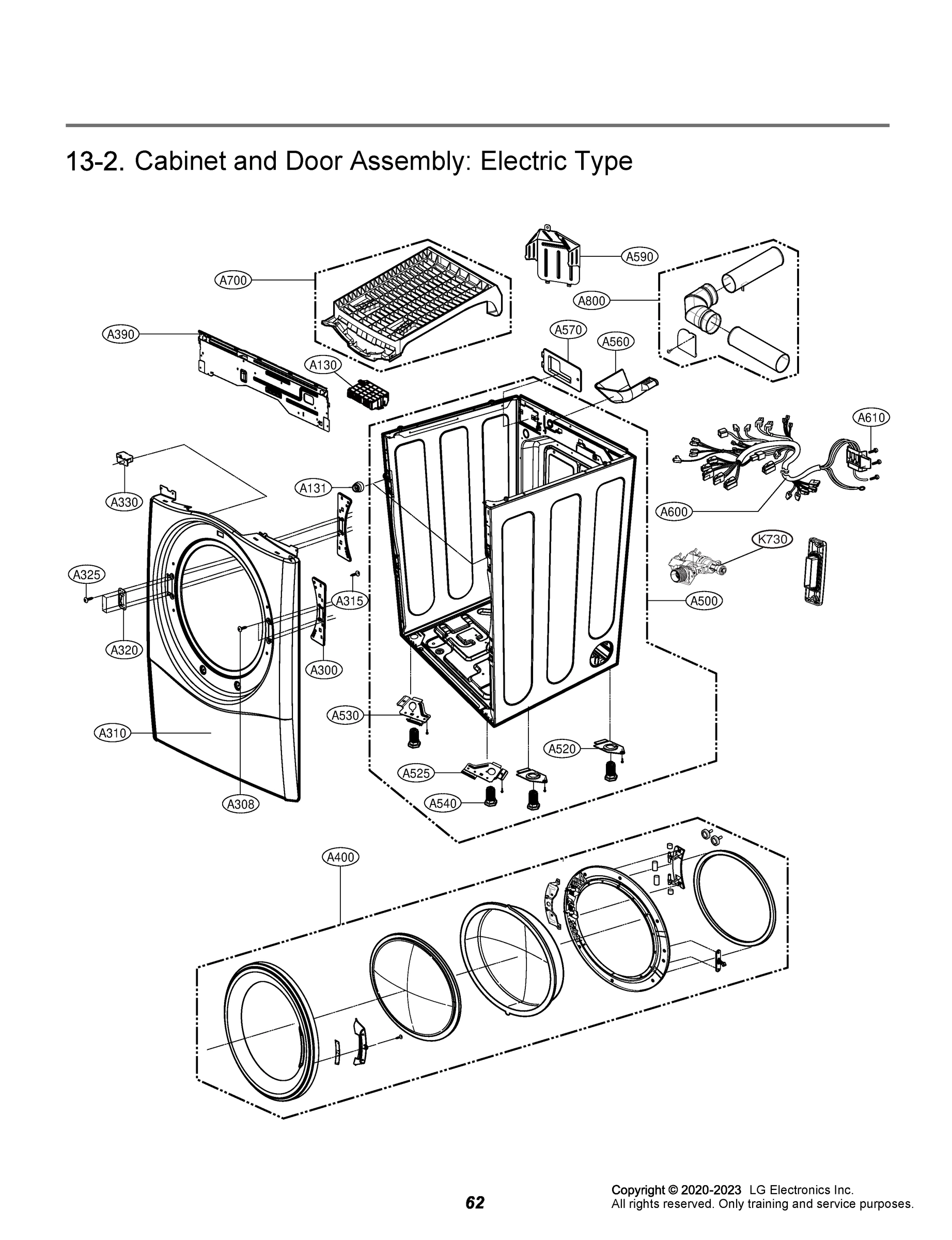 CABINET AND DOOR ASSEMBLY