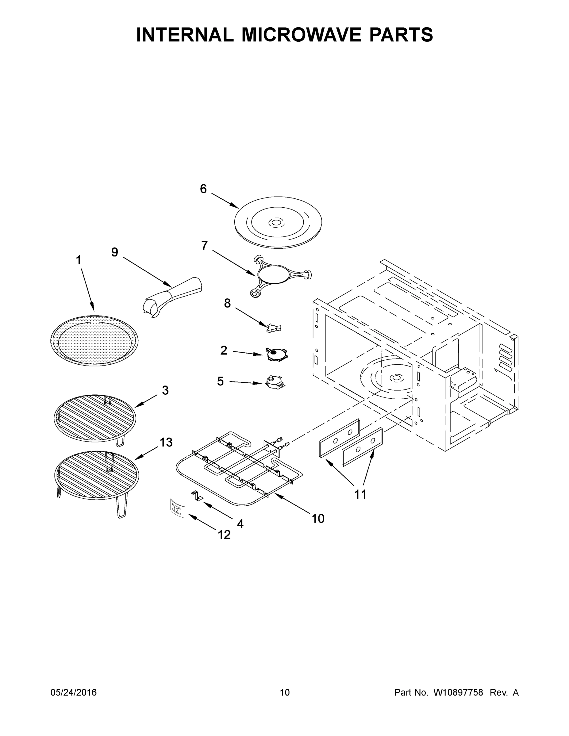 06 - INTERNAL MICROWAVE PARTS