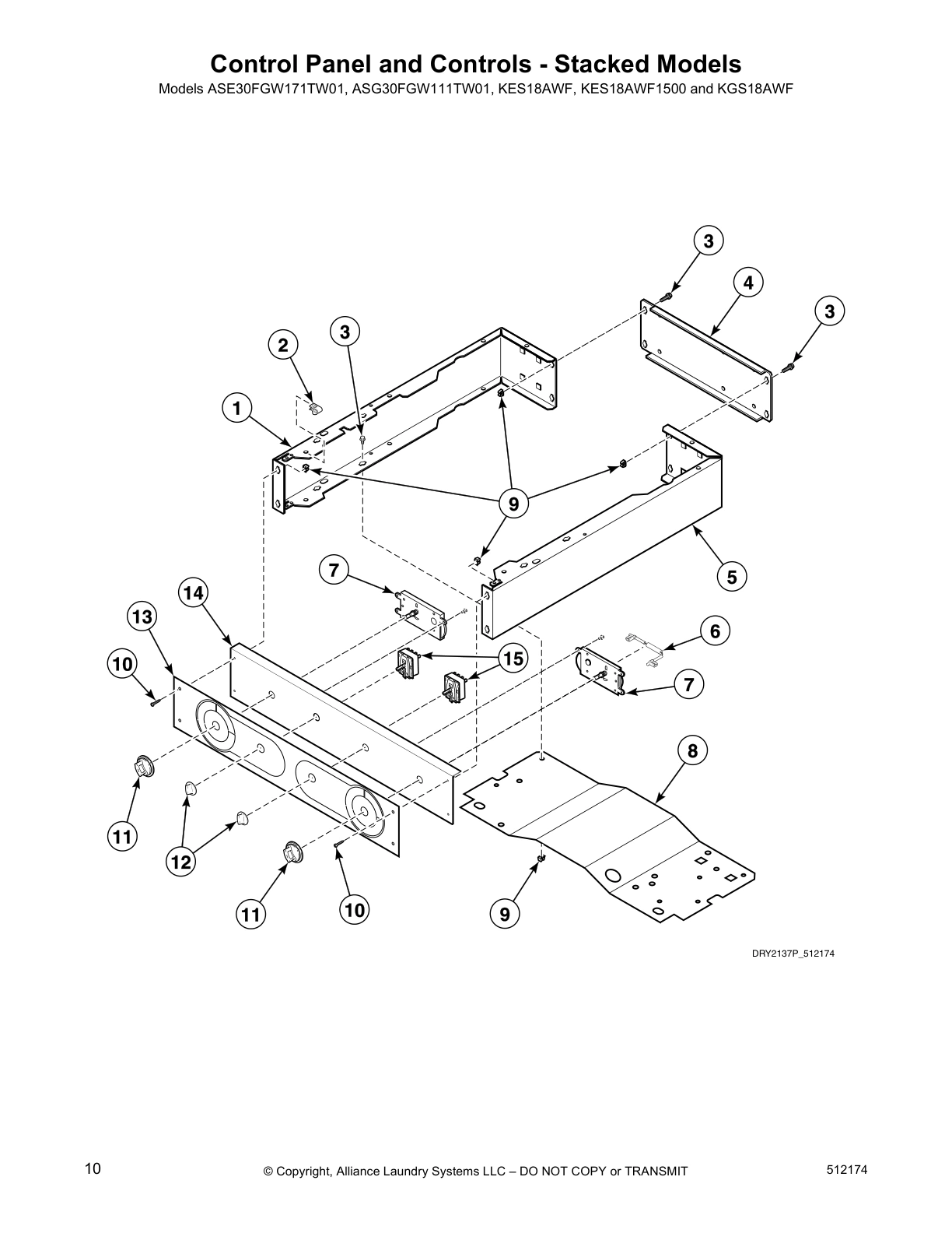 Control Panel and Controls - Stacked Models