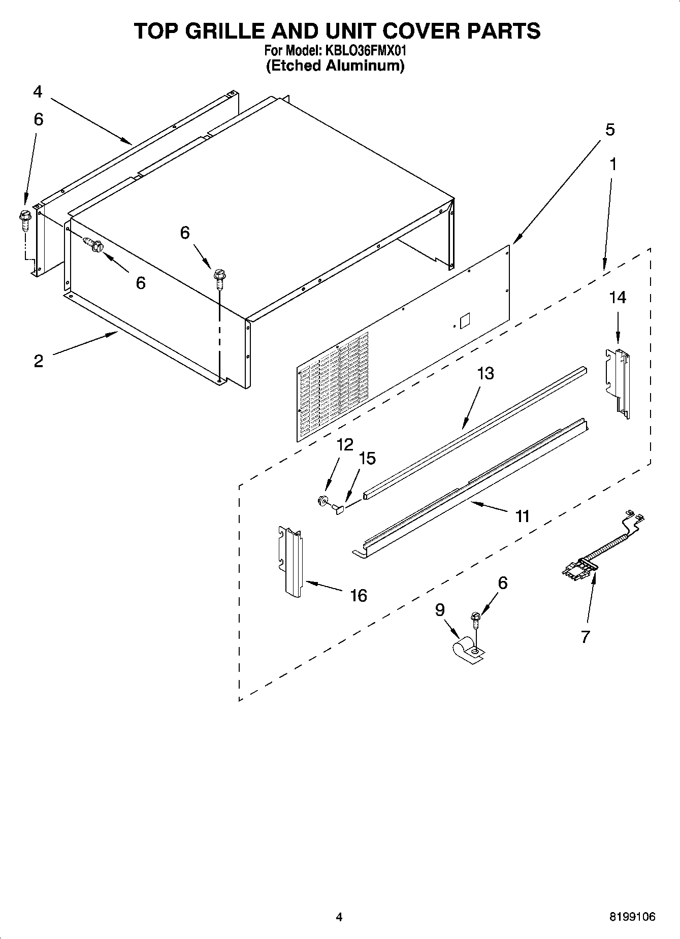 03 - TOP GRILLE AND UNIT COVER PARTS