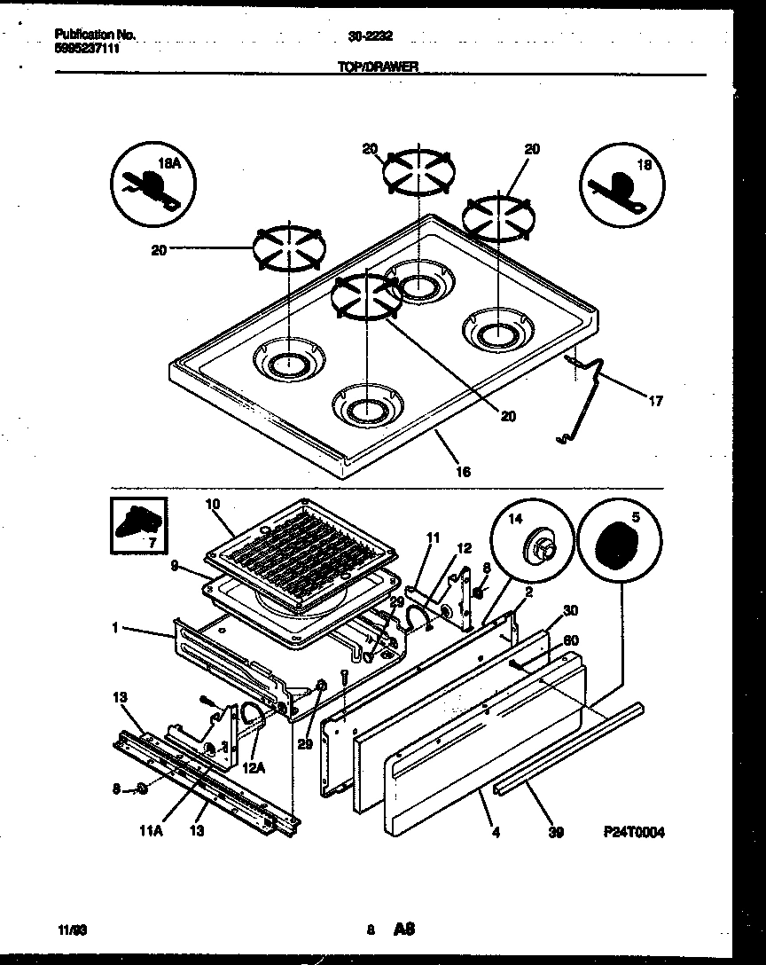 05 - COOKTOP AND BROILER DRAWER PARTS