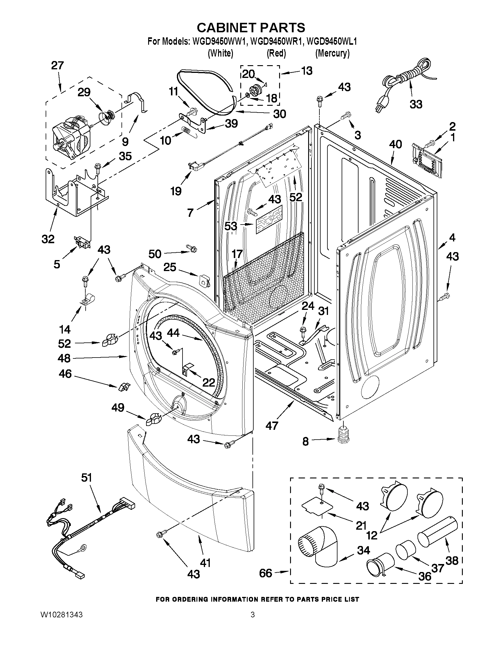 02 - CABINET PARTS