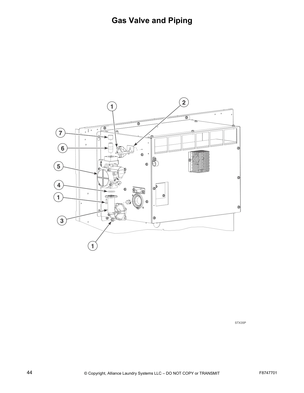 Gas Valve and Piping