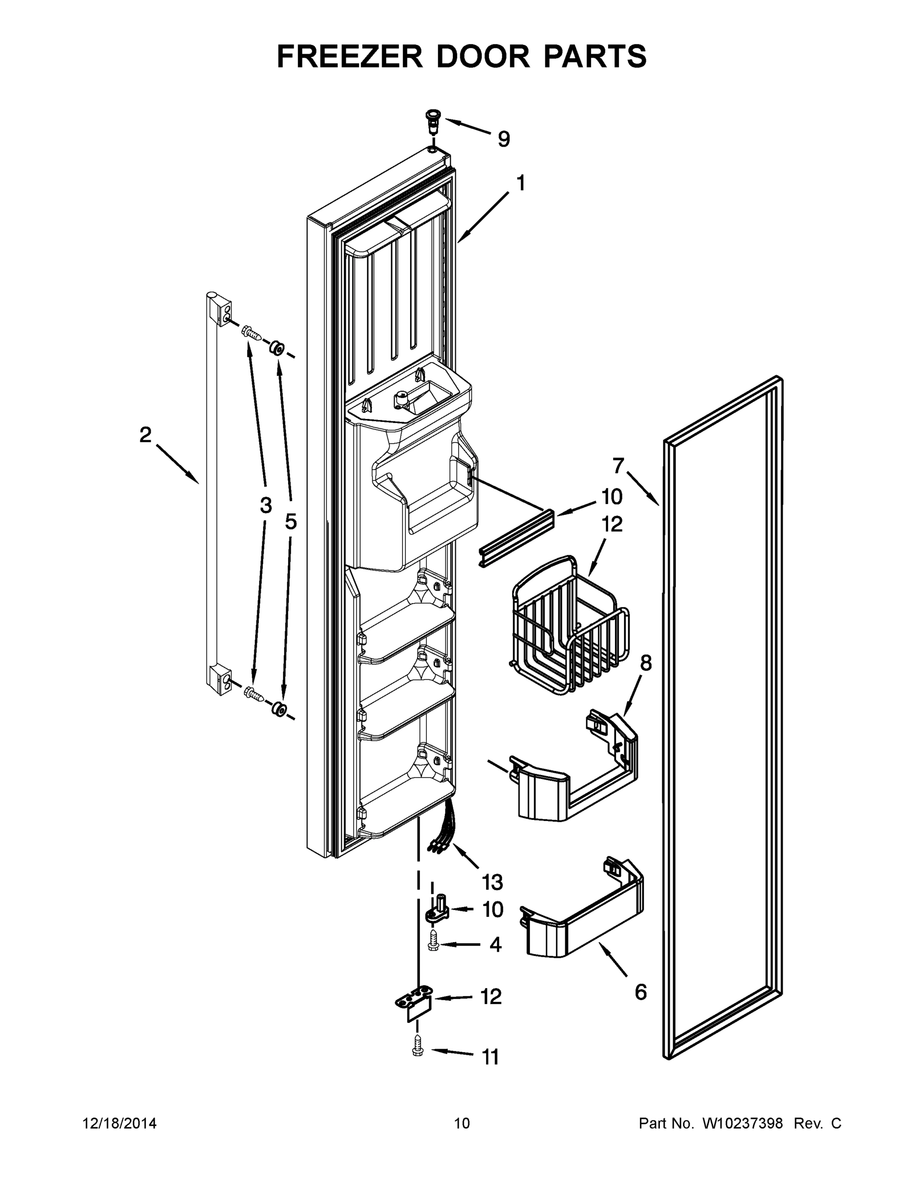 06 - FREEZER DOOR PARTS