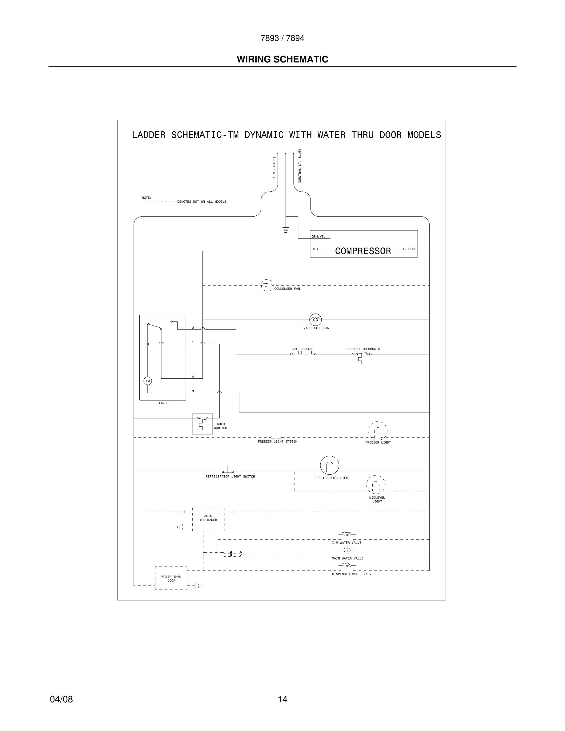 14 - WIRING SCHEMATIC