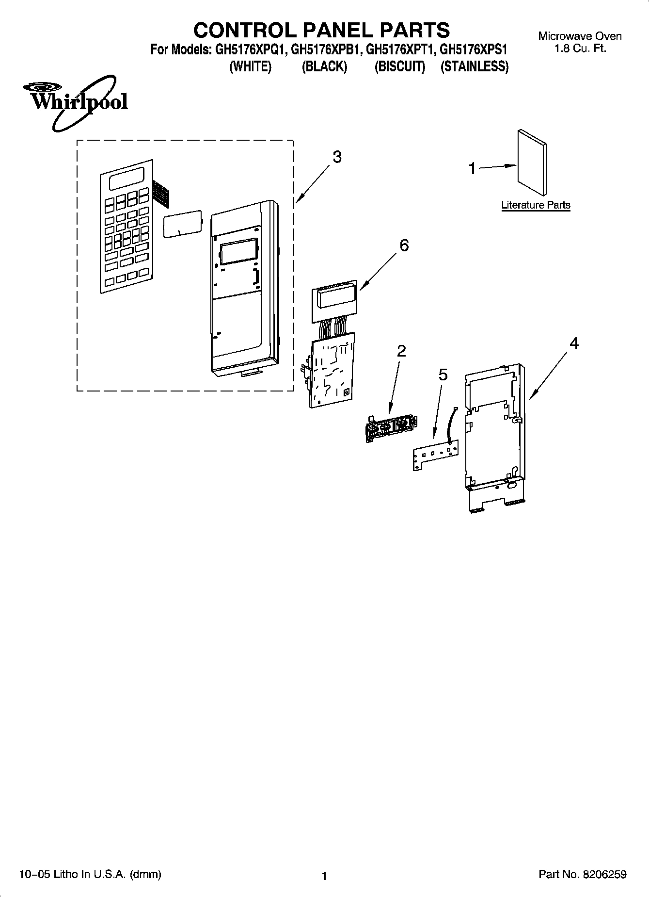 01 - CONTROL PANEL PARTS