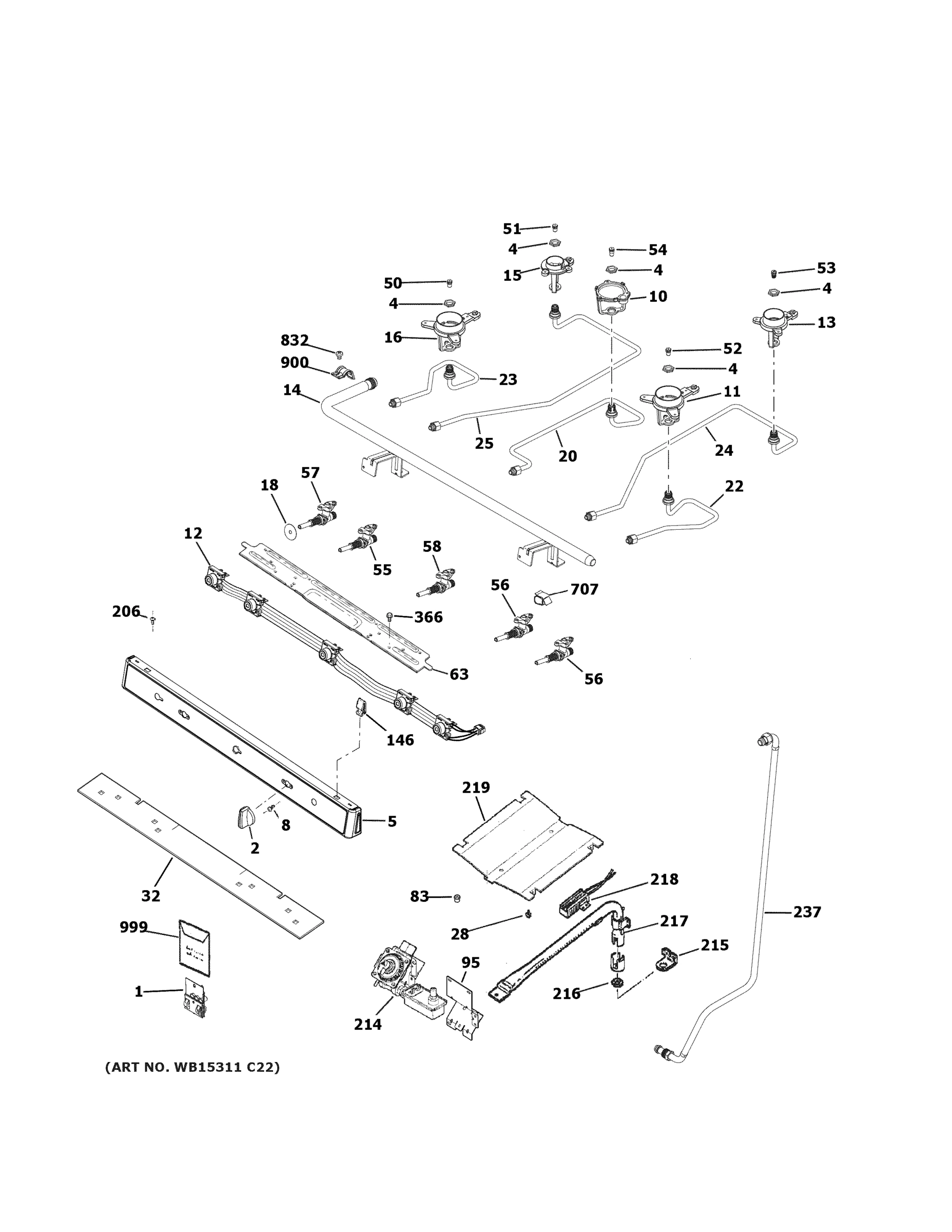 GAS & BURNER PARTS