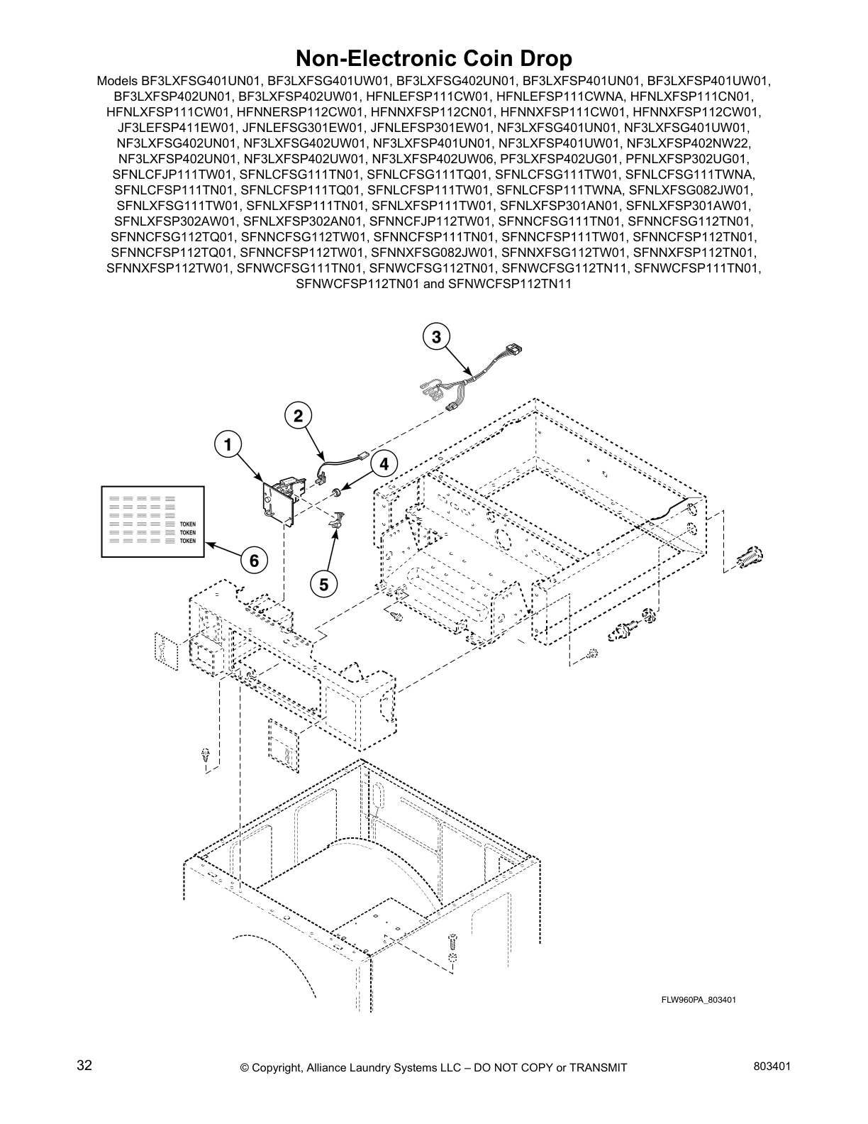 Non-Electronic Coin Drop