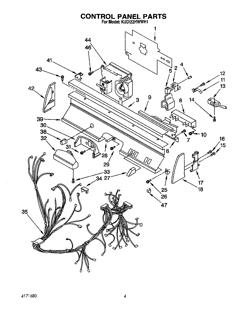 04 - CONTROL PANEL, LIT/OPTIONAL