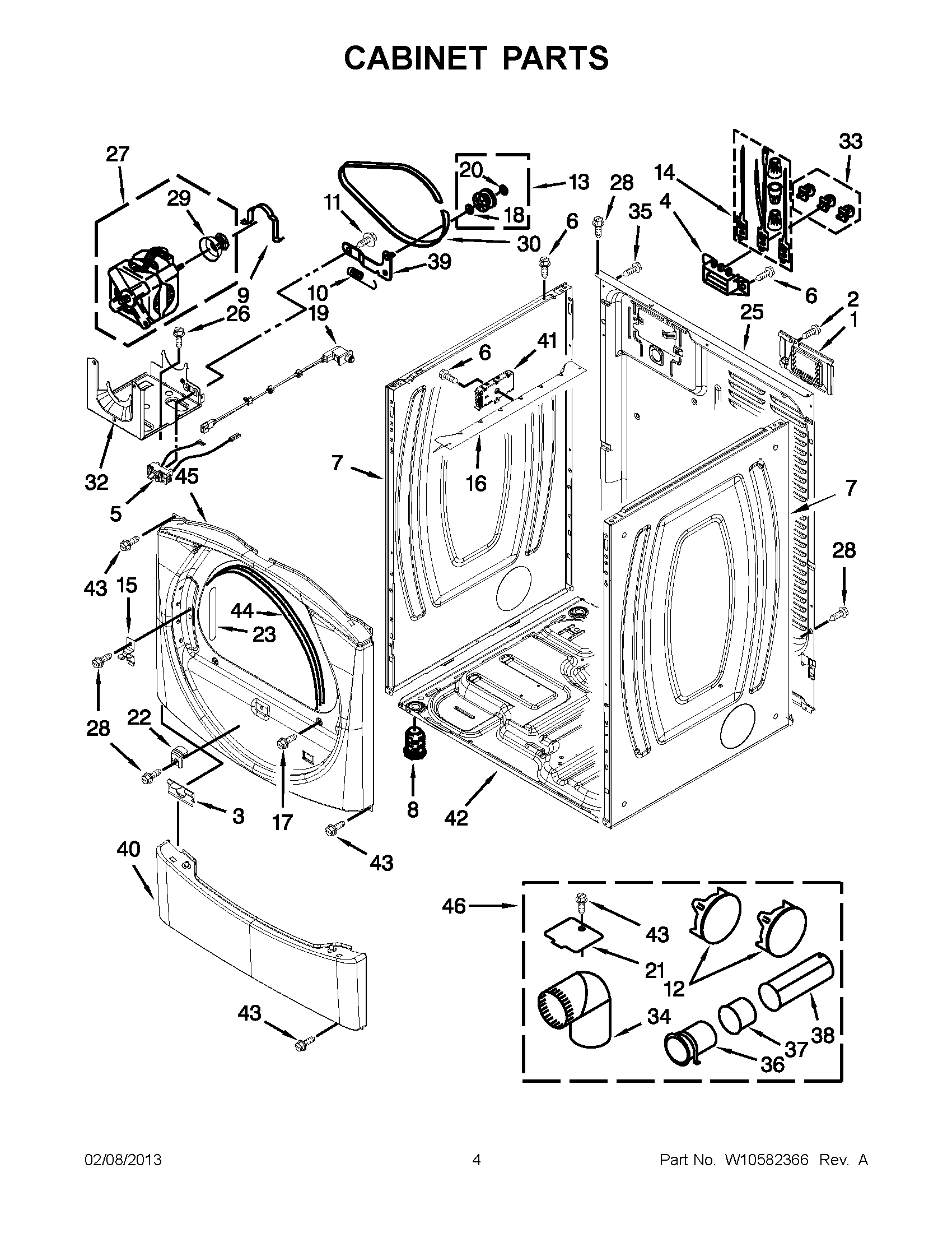 02 - CABINET PARTS