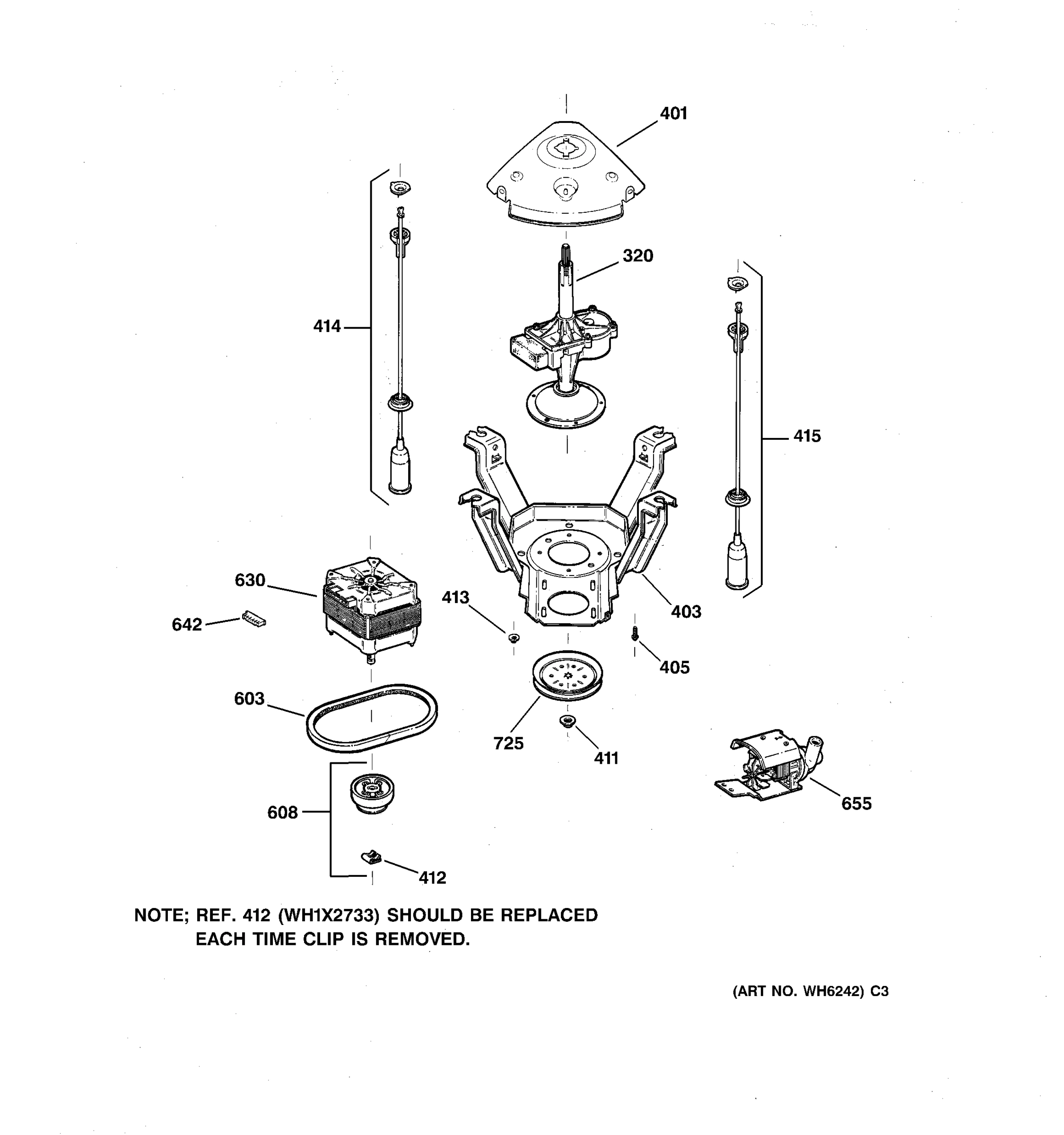 SUSPENSION, PUMP & DRIVE COMPONENTS