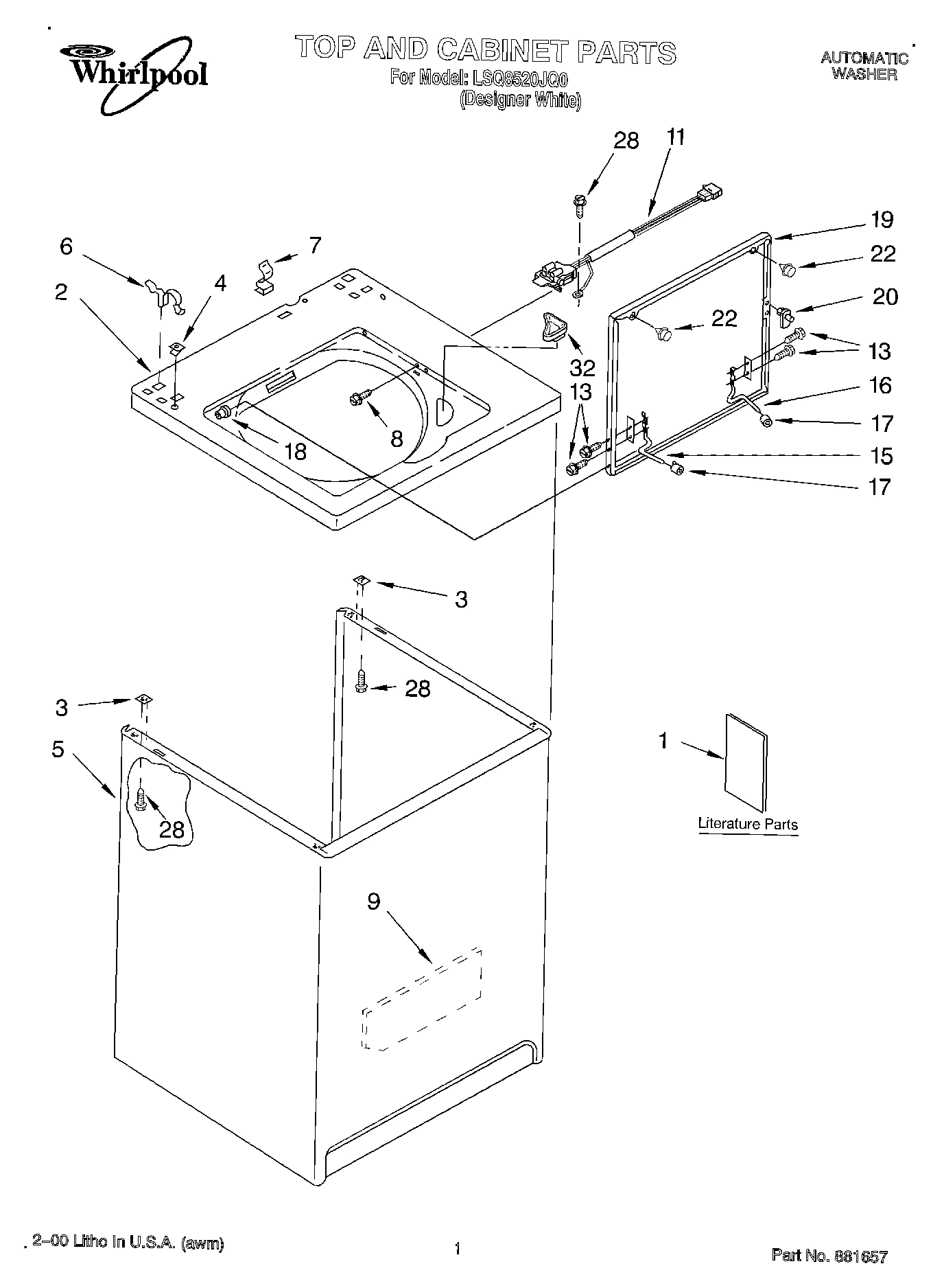 01 - TOP AND CABINET, LITERATURE