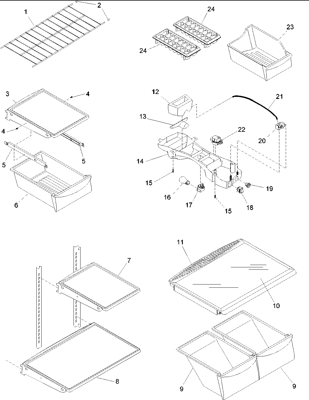 05 - Refrig. Shelving & Light