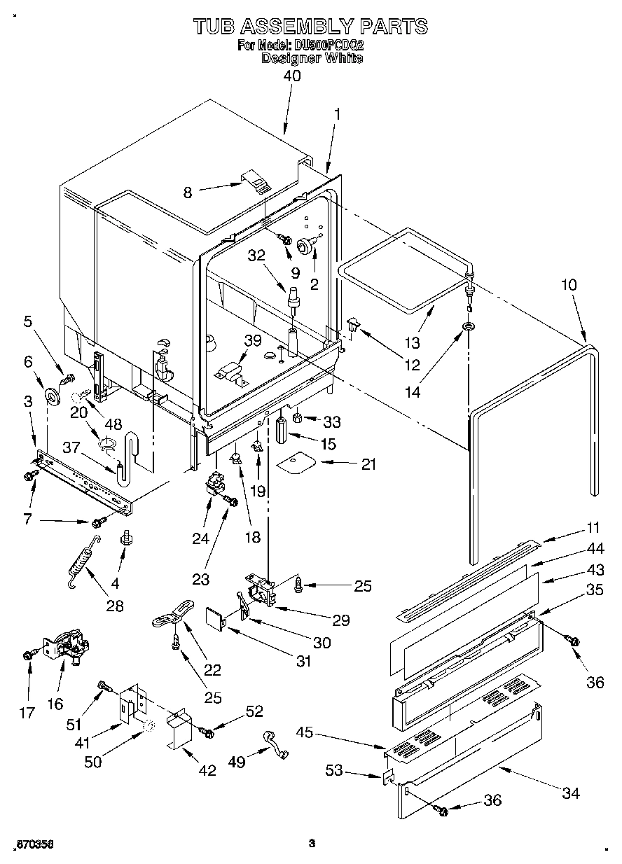 03 - TUB ASSEMBLY