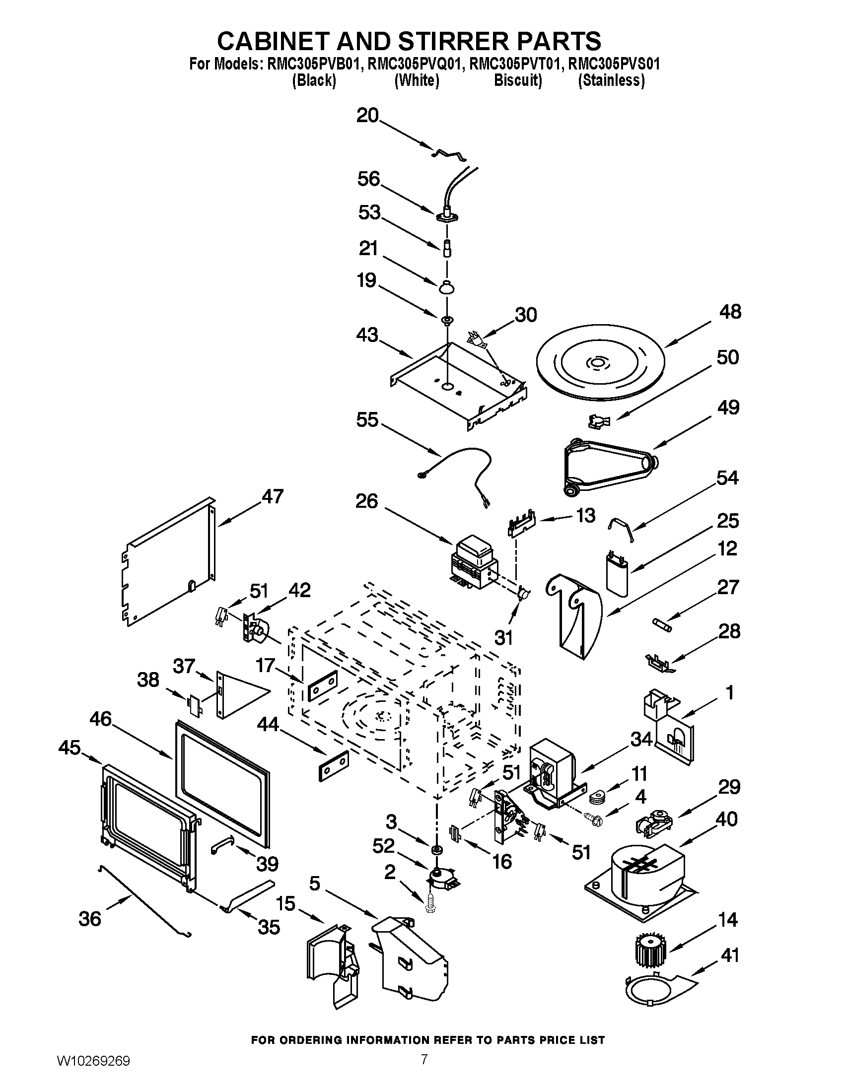 06 - CABINET AND STIRRER PARTS