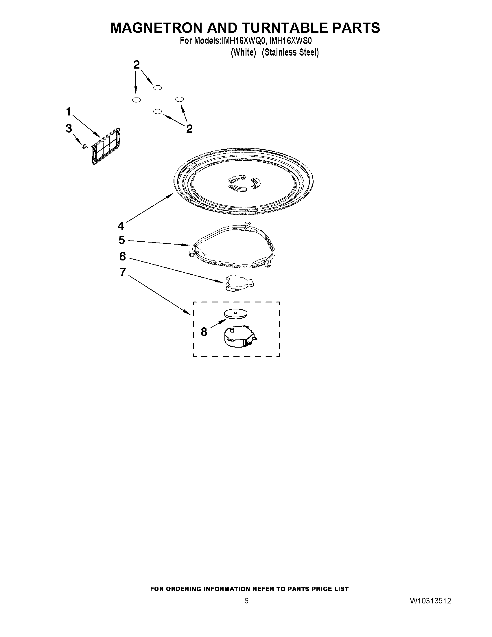 05 - MAGNETRON AND TURNTABLE PARTS