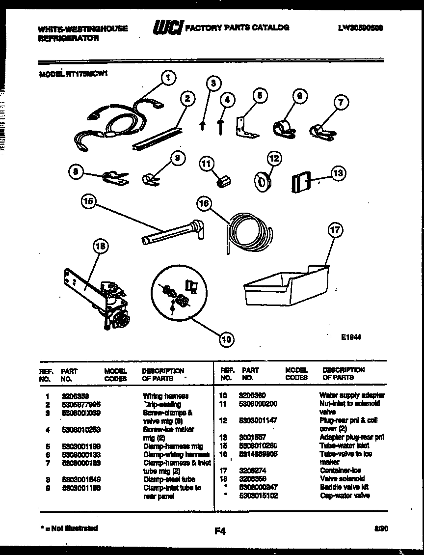 07 - ICE MAKER INSTALLATION PARTS