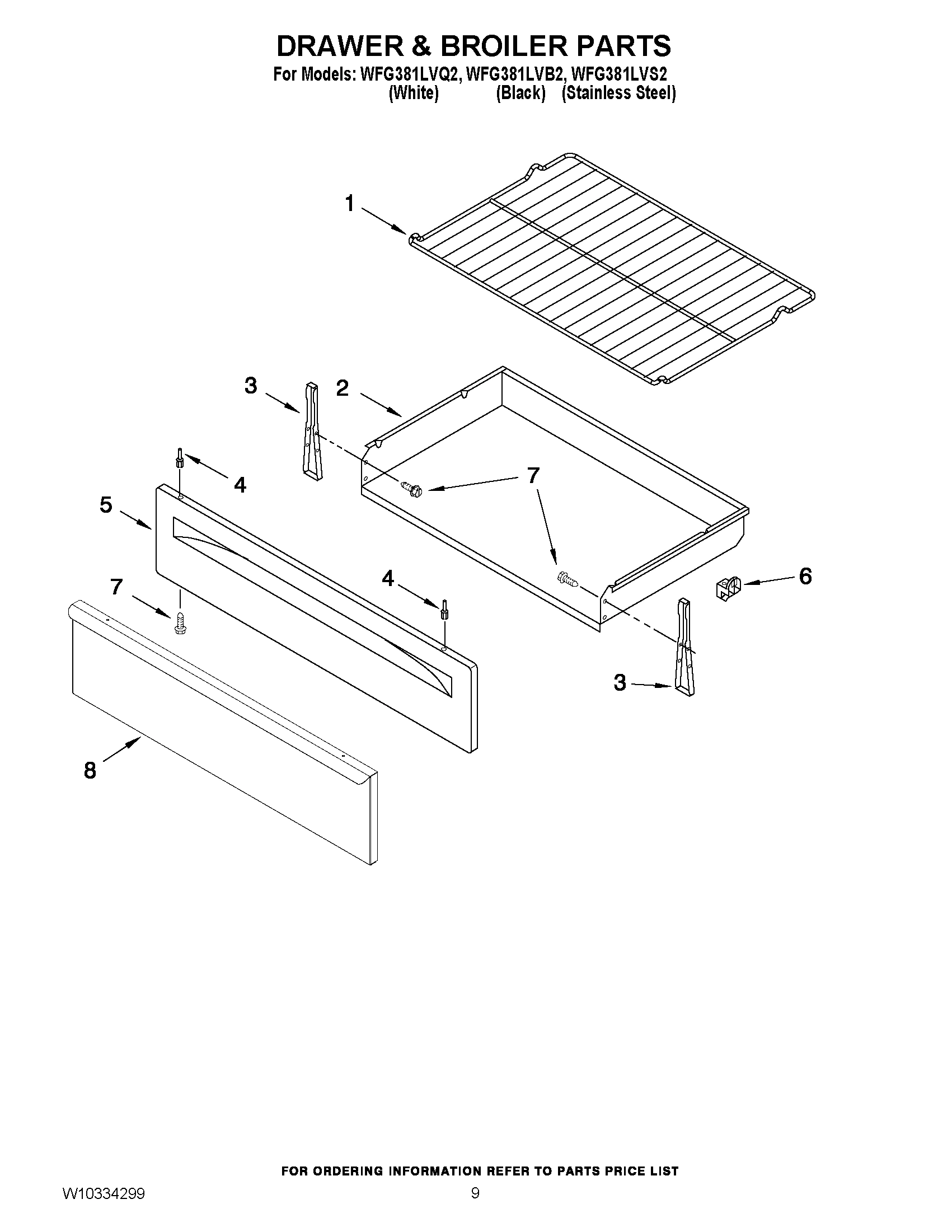 06 - DRAWER & BROILER PARTS