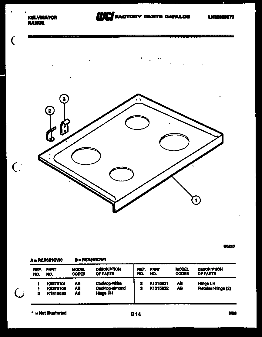 03 - COOKTOP PARTS