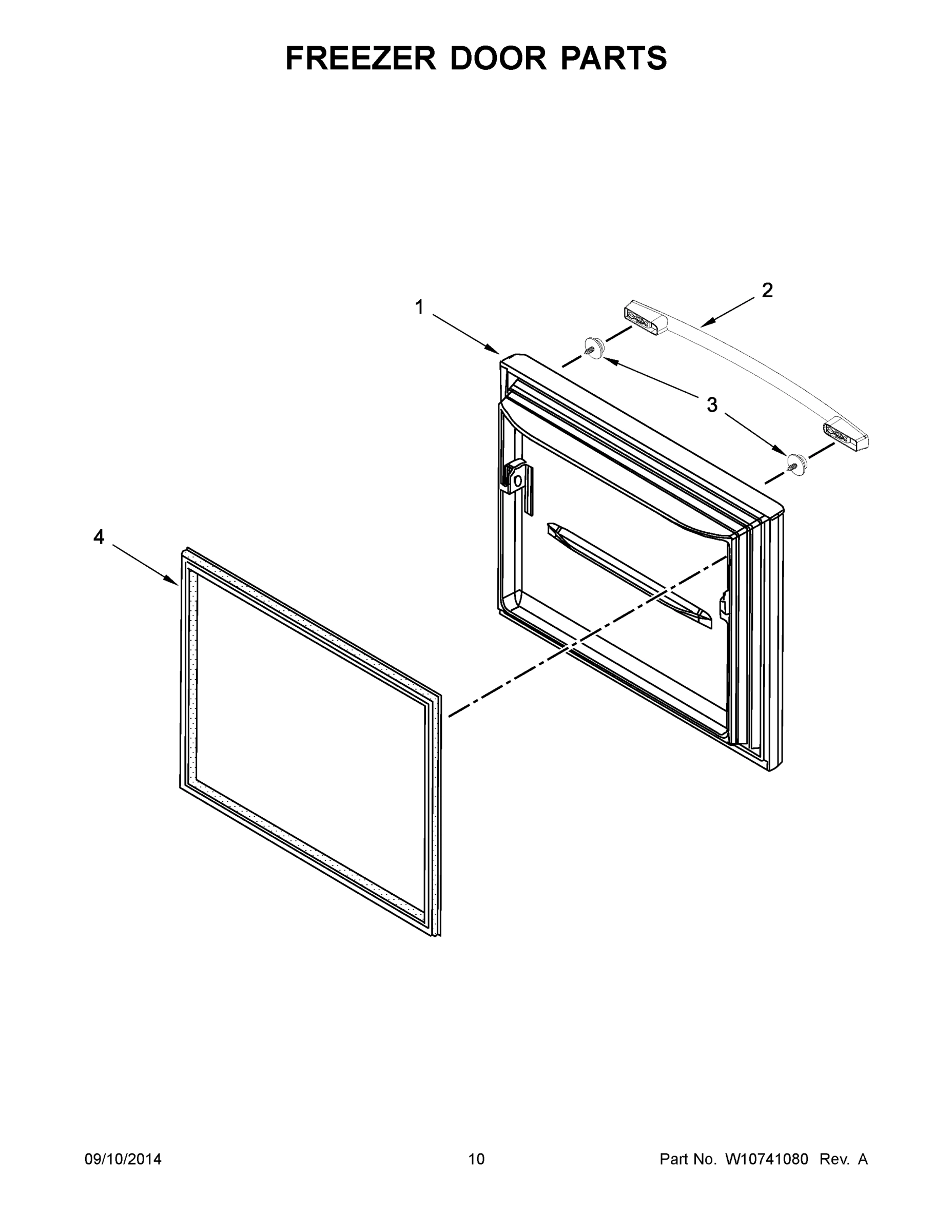 06 - FREEZER DOOR PARTS