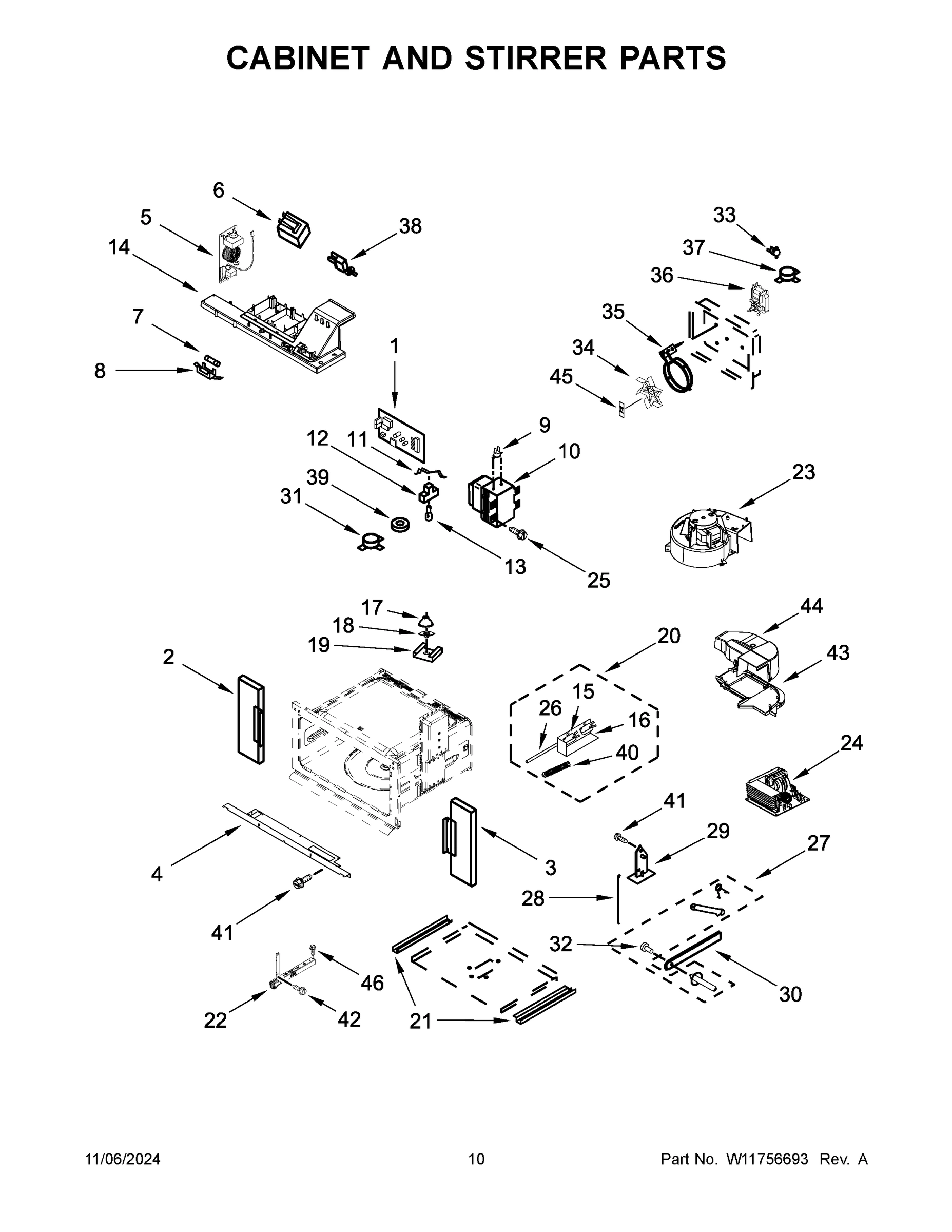 06 - CABINET AND STIRRER PARTS