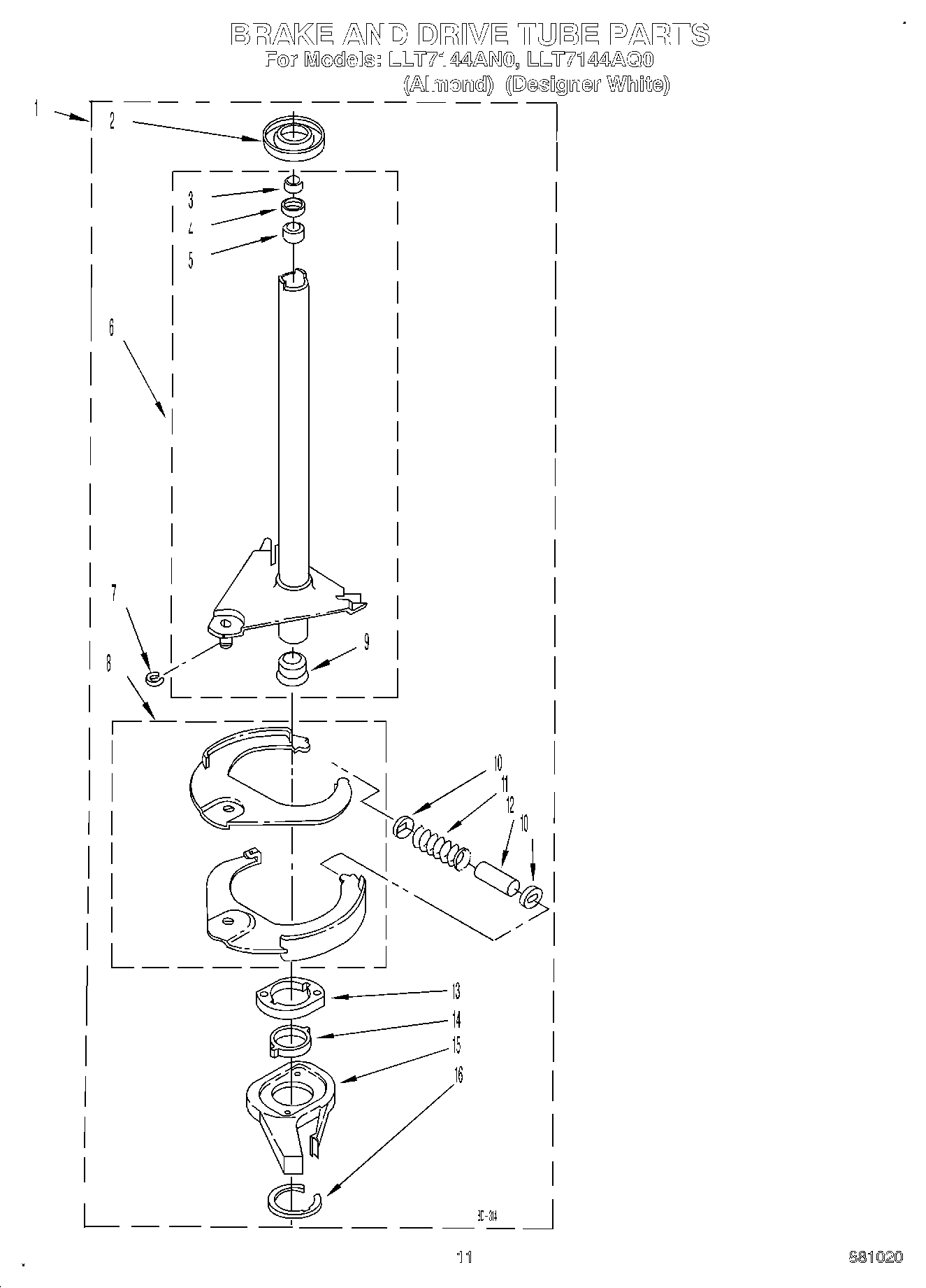 08 - BRAKE AND DRIVE TUBE