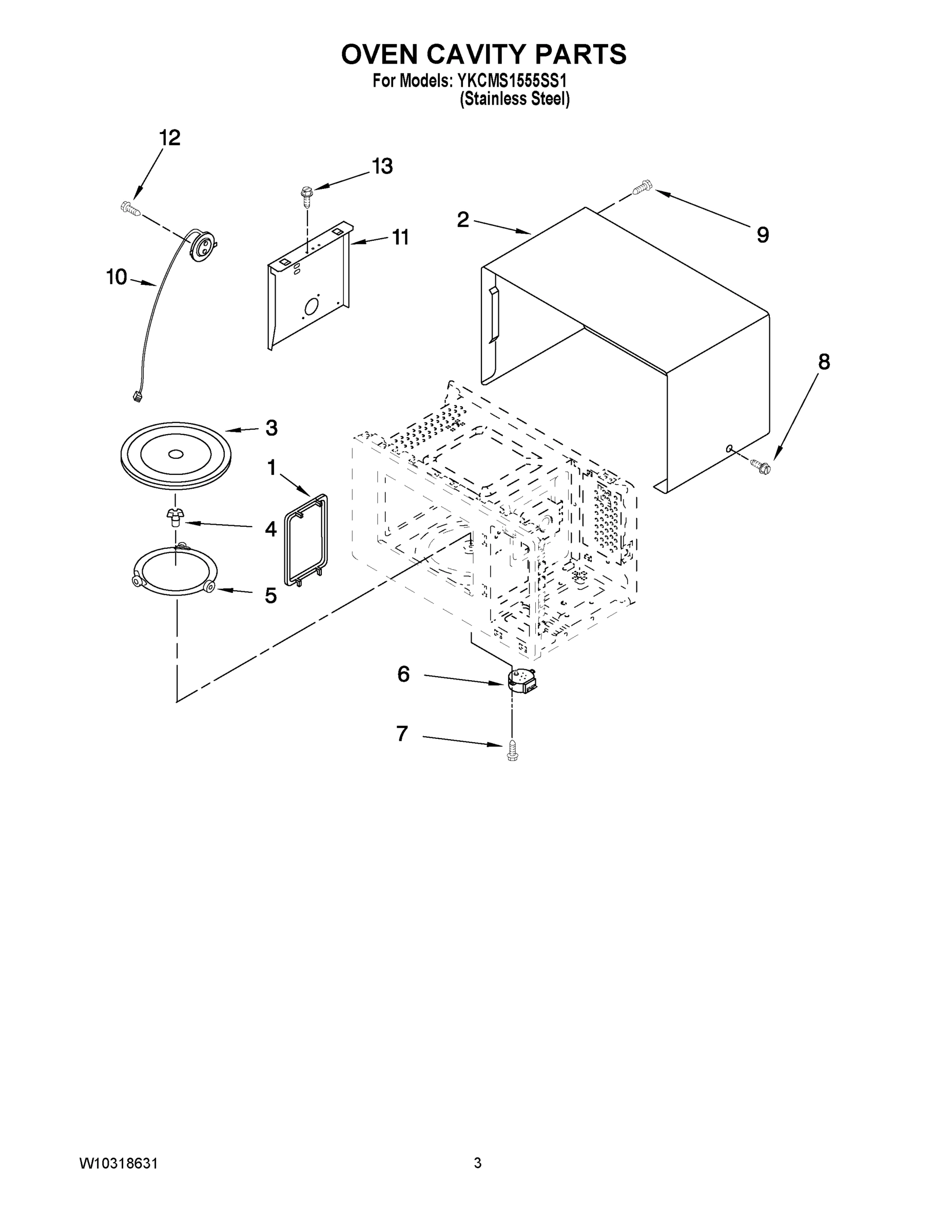03 - OVEN CAVITY PARTS
