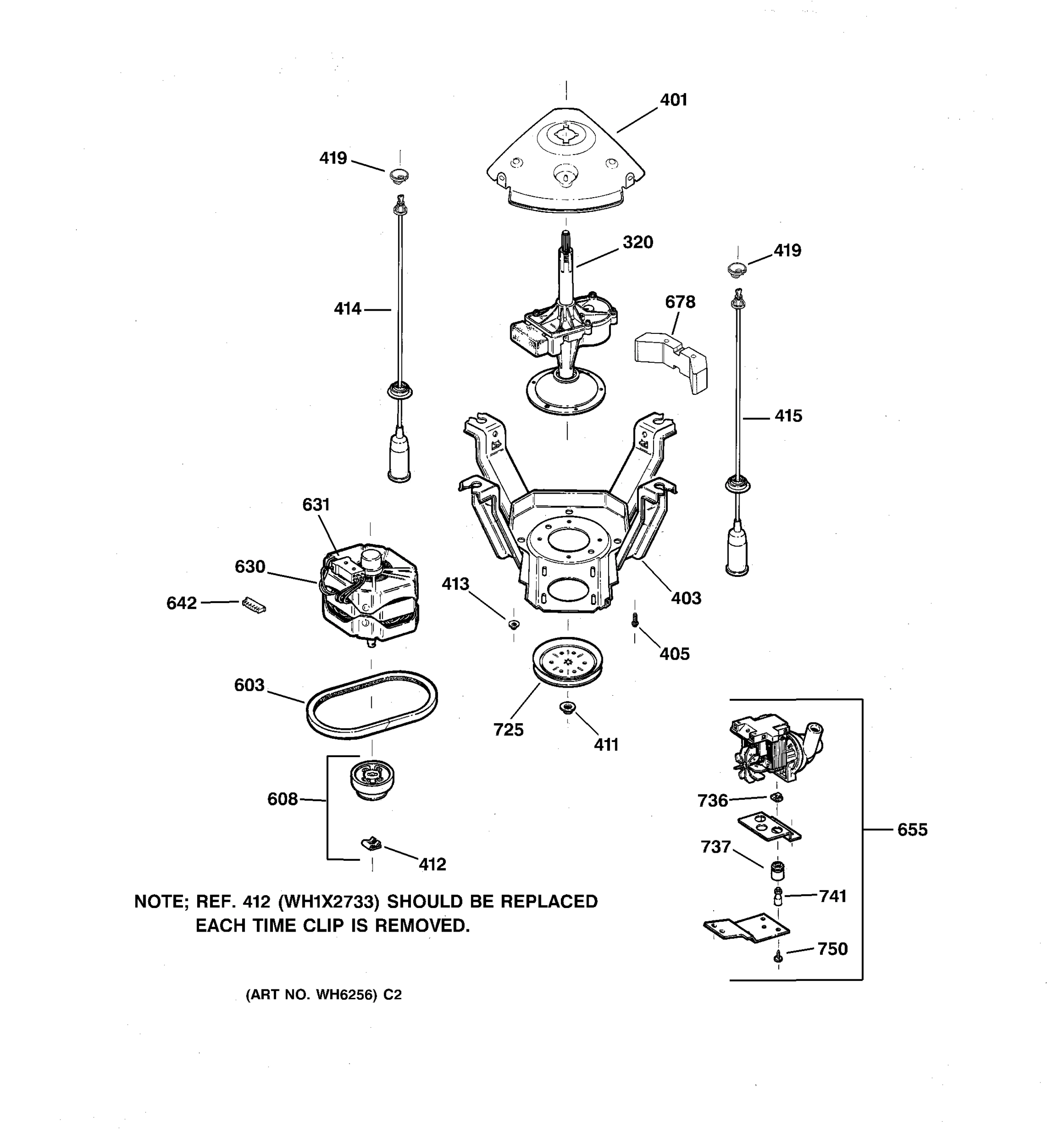 SUSPENSION, PUMP & DRIVE COMPONENTS