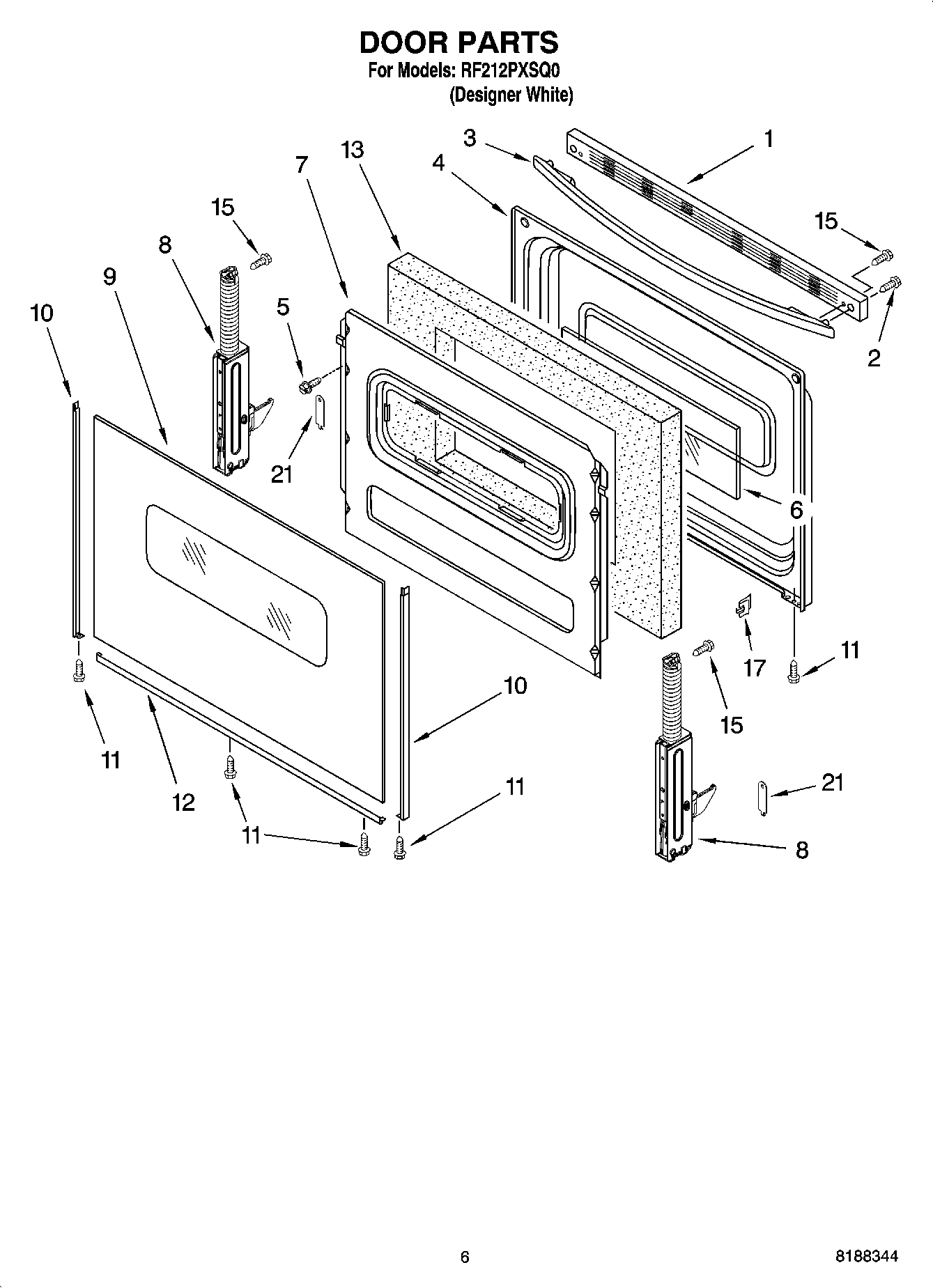 05 - DOOR PARTS, OPTIONAL PARTS (NOT INCLUDED)