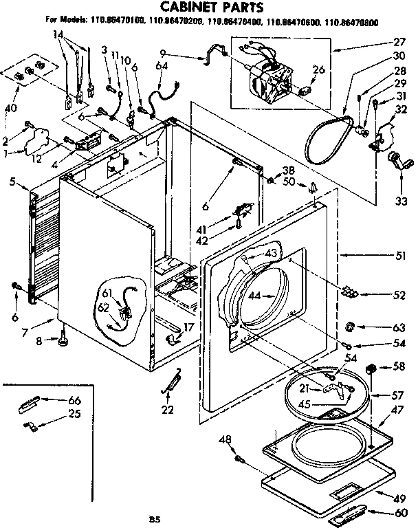 CABINET PARTS