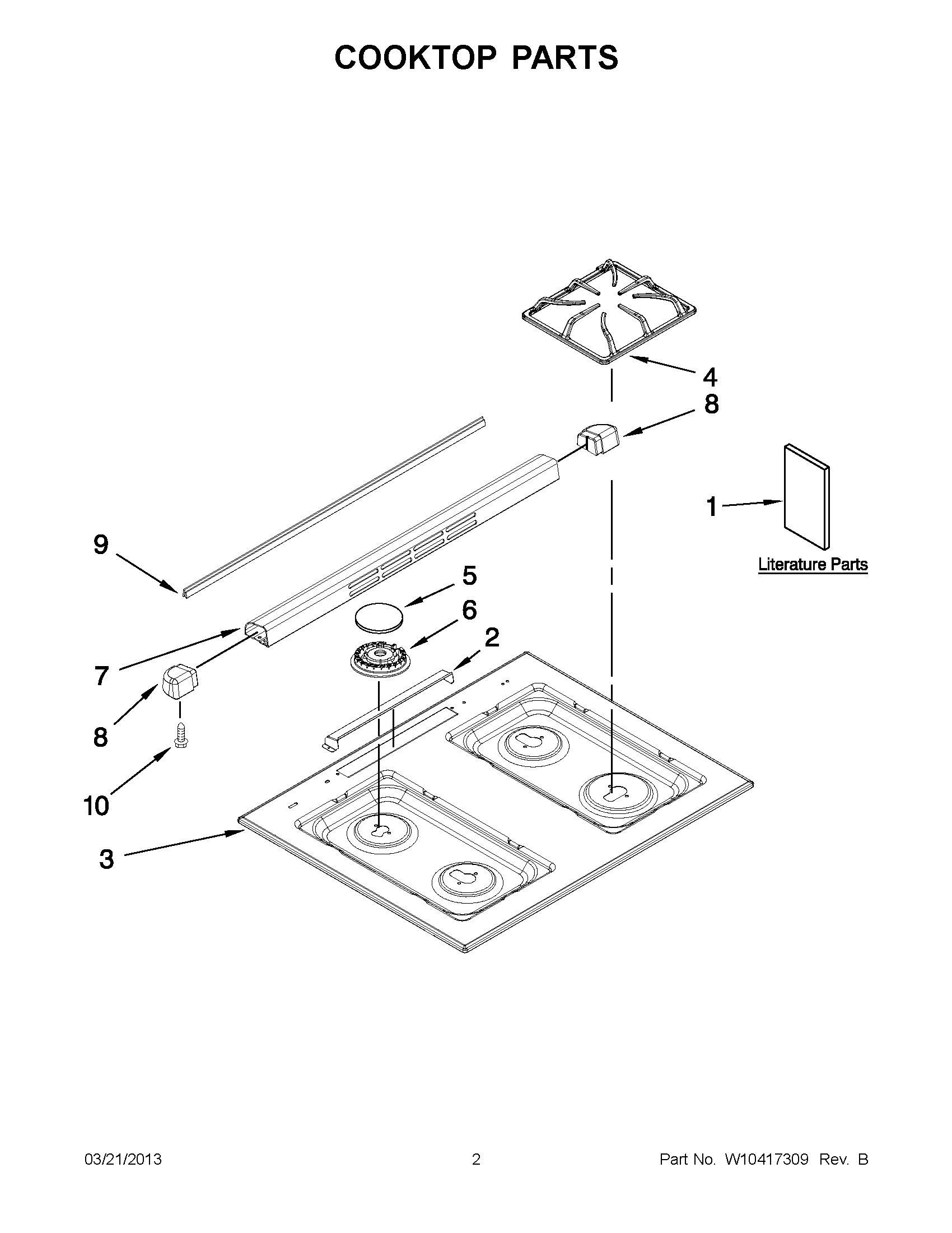 01 - COOKTOP PARTS