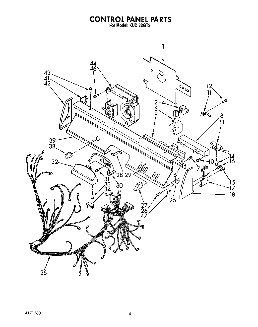 04 - CONTROL PANEL, LIT/OPTIONAL