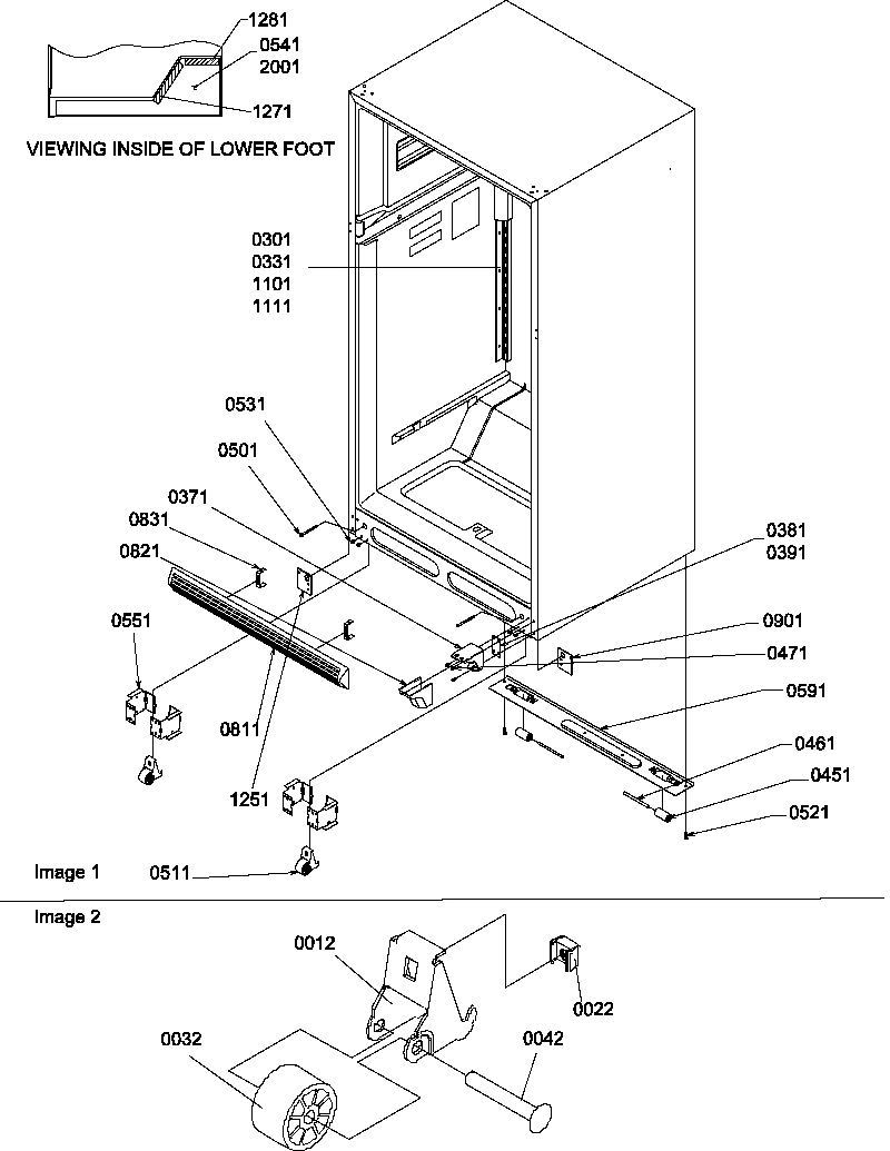 07 - LADDERS, LOWER CABINET AND ROLLERS