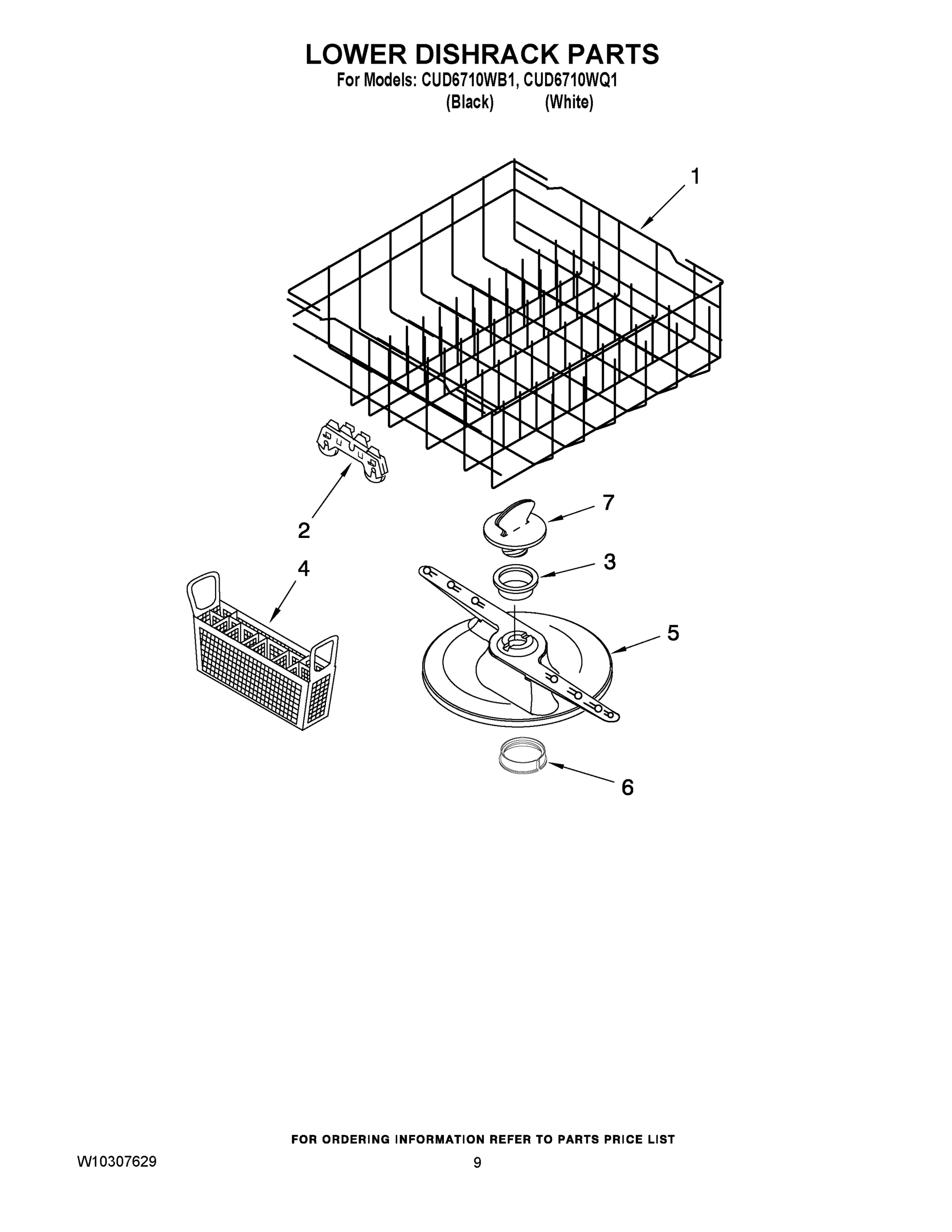 06 - LOWER DISHRACK PARTS