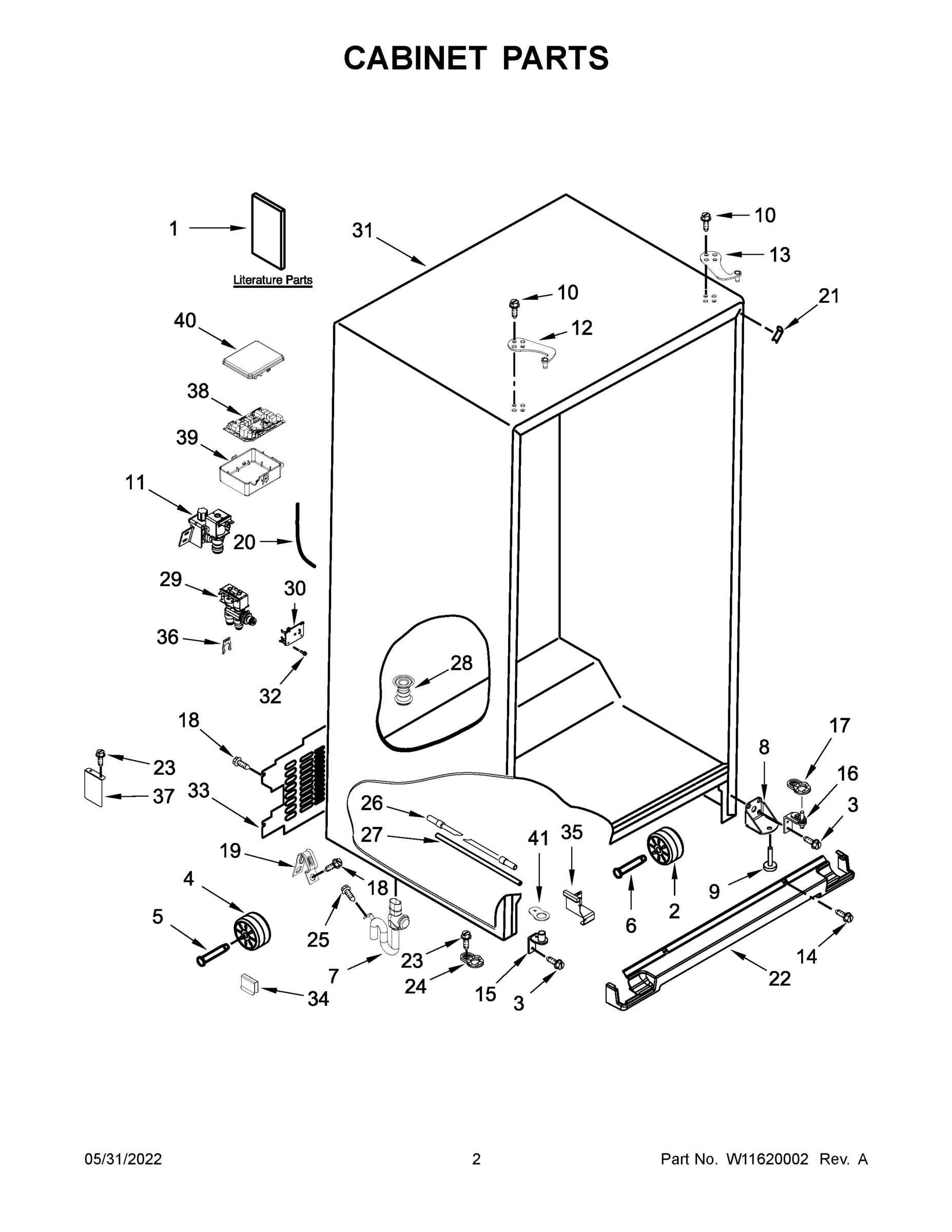 02 - CABINET PARTS